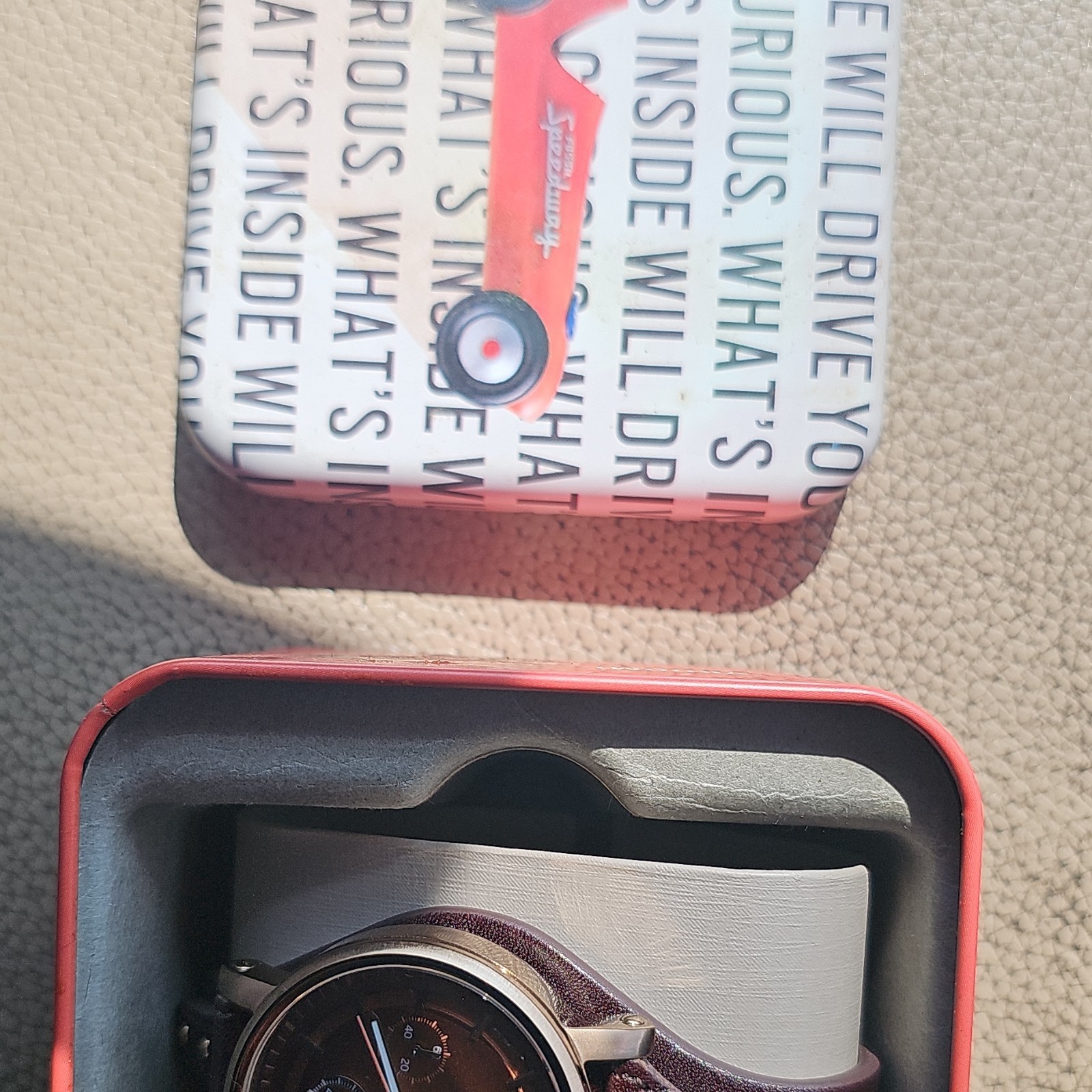 Fossil Analog Wristwatch Lot of 4 w/ Original Tins, Bands