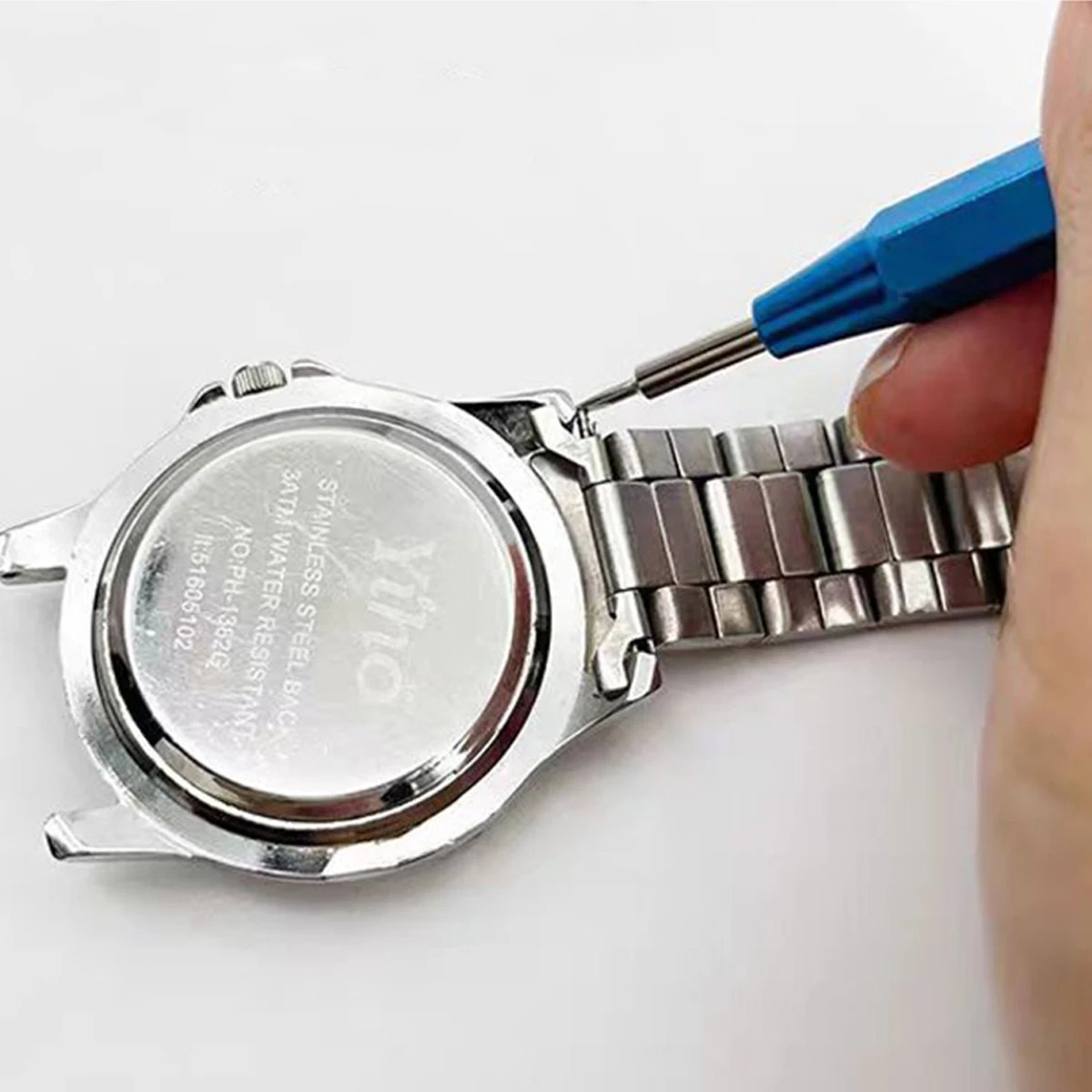 Watch Repair tool – Metal Watch Band Spring Bar Link Remover with Ruler