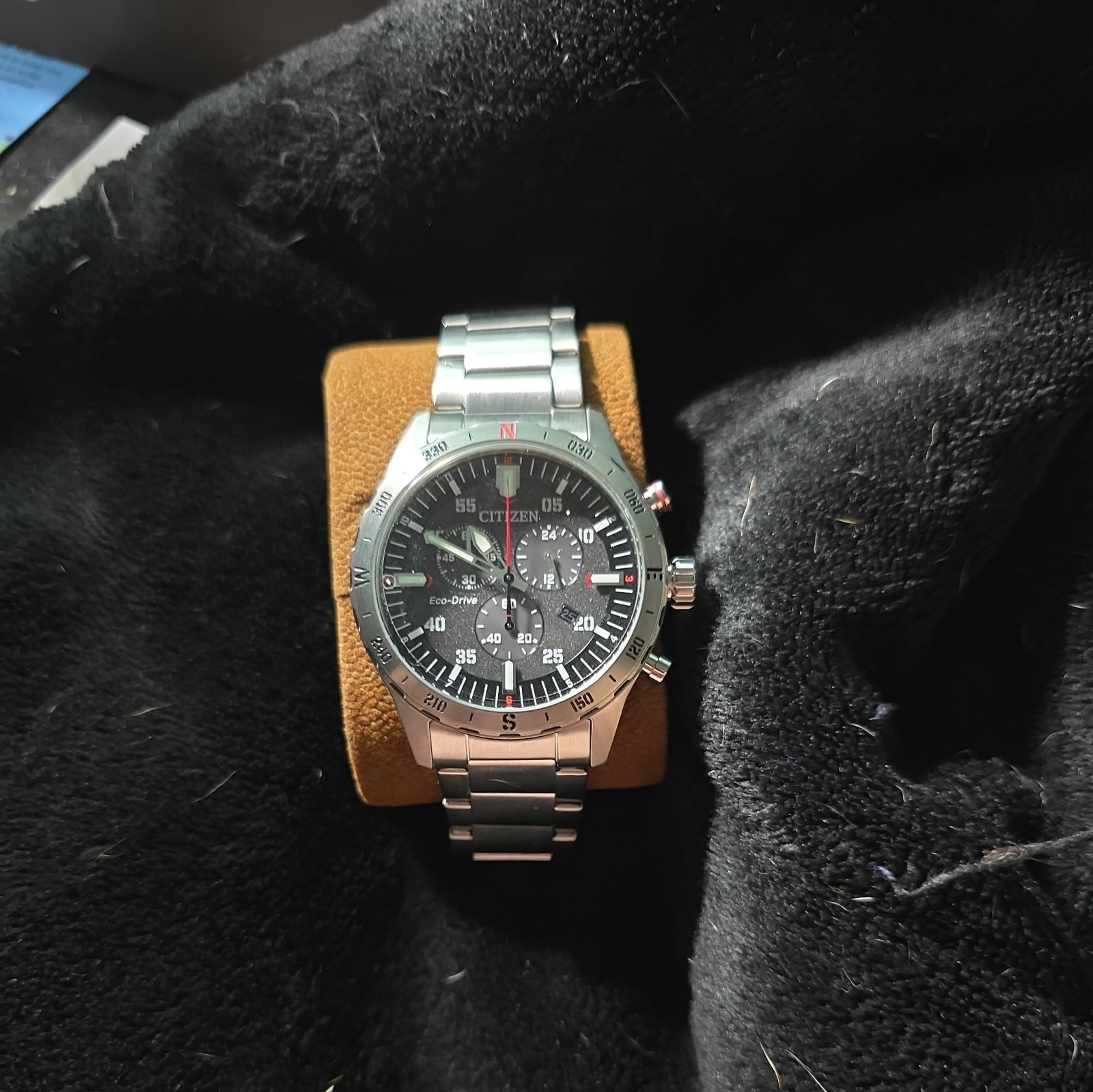 Citizen Chronograph GMT Black Dial Men’s Watch AT2520-89E