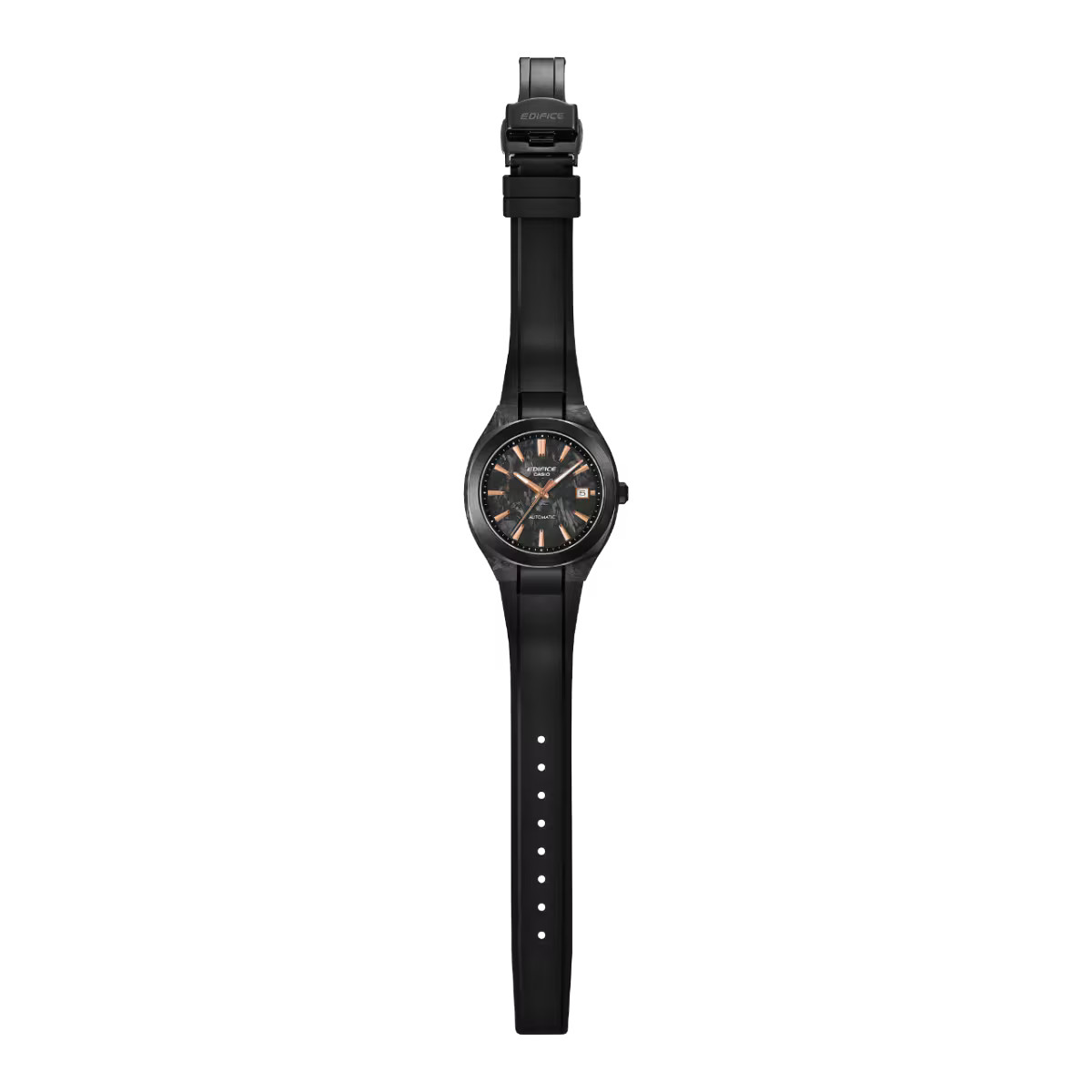 CASIO Edifice EFK-200XPB-1A Automatic Black Forged Carbon Case Resin Sapphire