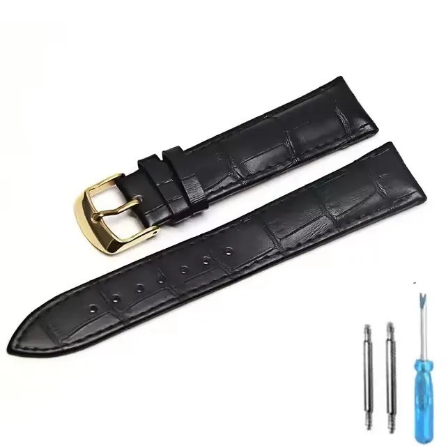 Genuine Leather Mens Watch Strap Band Brown Black 12mm 14mm 16mm 18mm 20mm 22mm