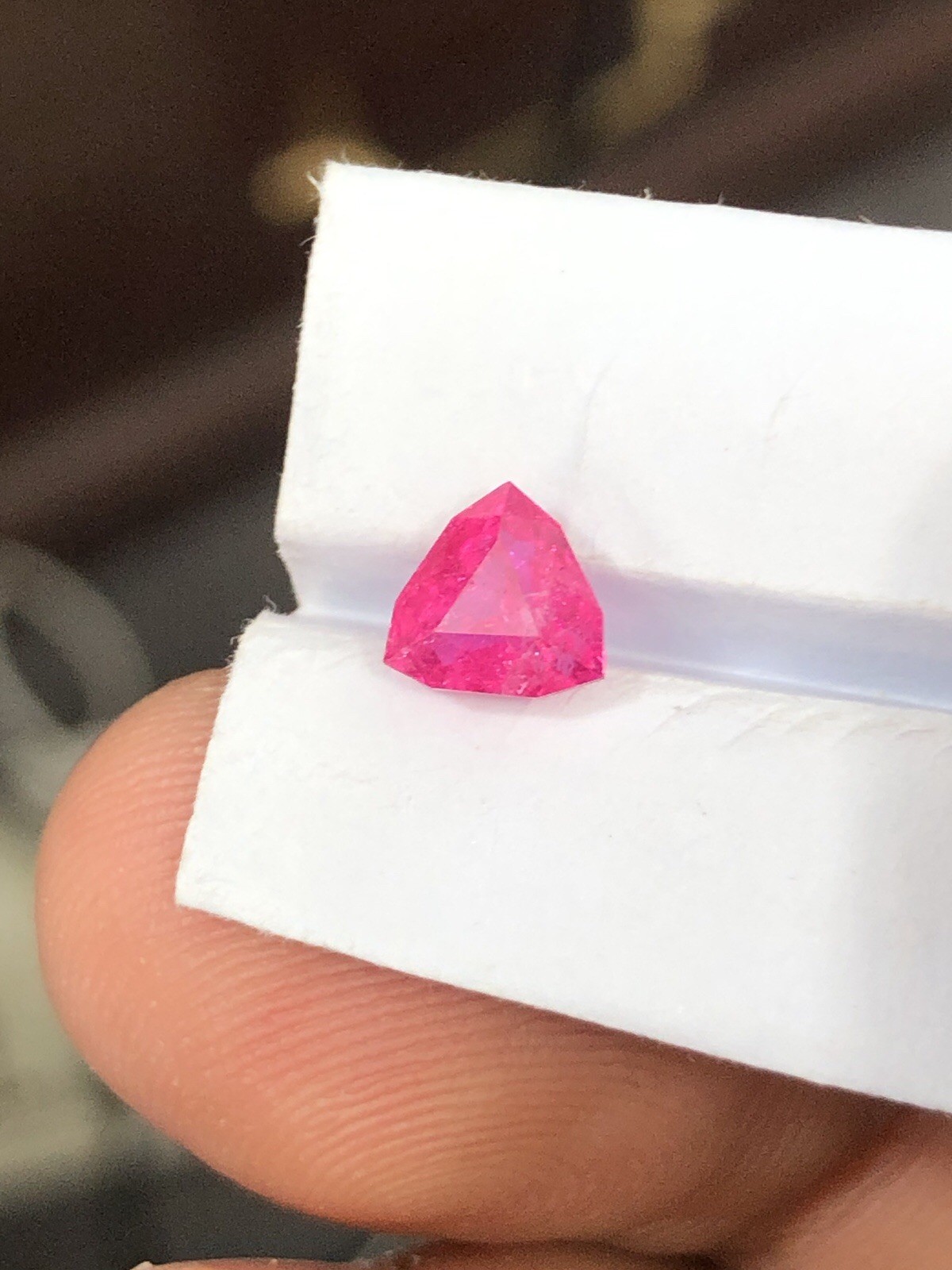 Natural Rubellite Tourmaline | Vivid Hot Pink Faceted Gem Afghanistan