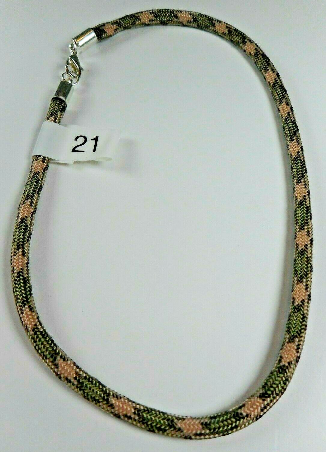 Braided Choker Necklaces Bracelets Anklets Silver Lobster Clasp Paracord 4mm USA