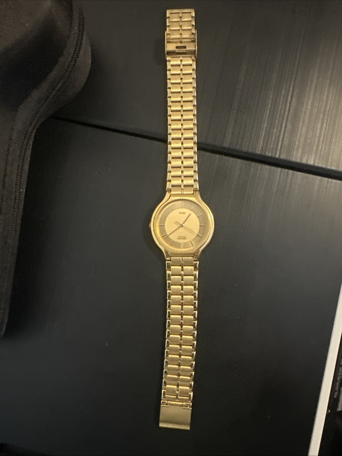 Seiko SX Gold Tone Quartz Men’s Dress Watch 5Y01-6K00 Vintage Japan