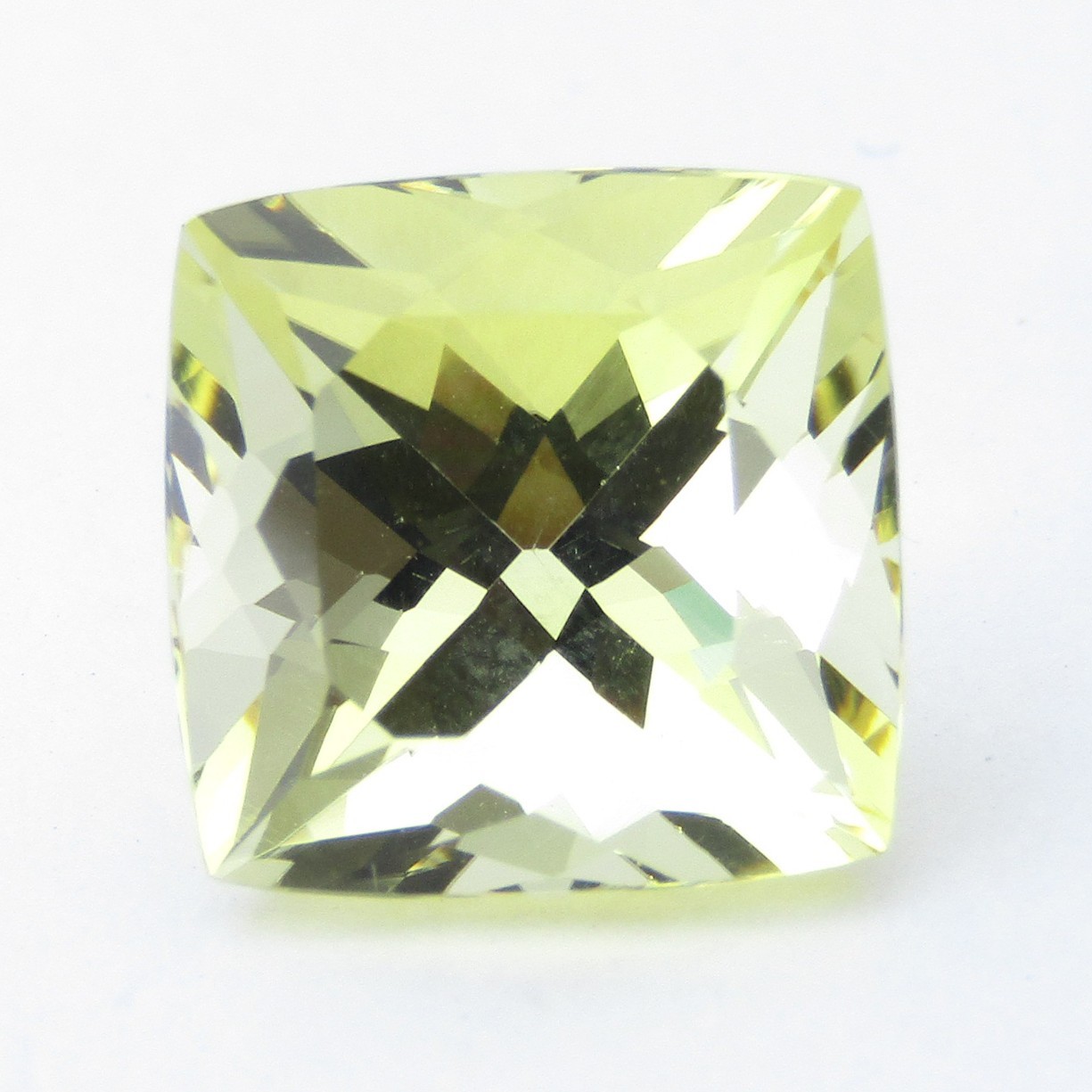 6.39Cts Lovely Natural Yellow Scapolite Nice Cushion Shape Loose Gemstone