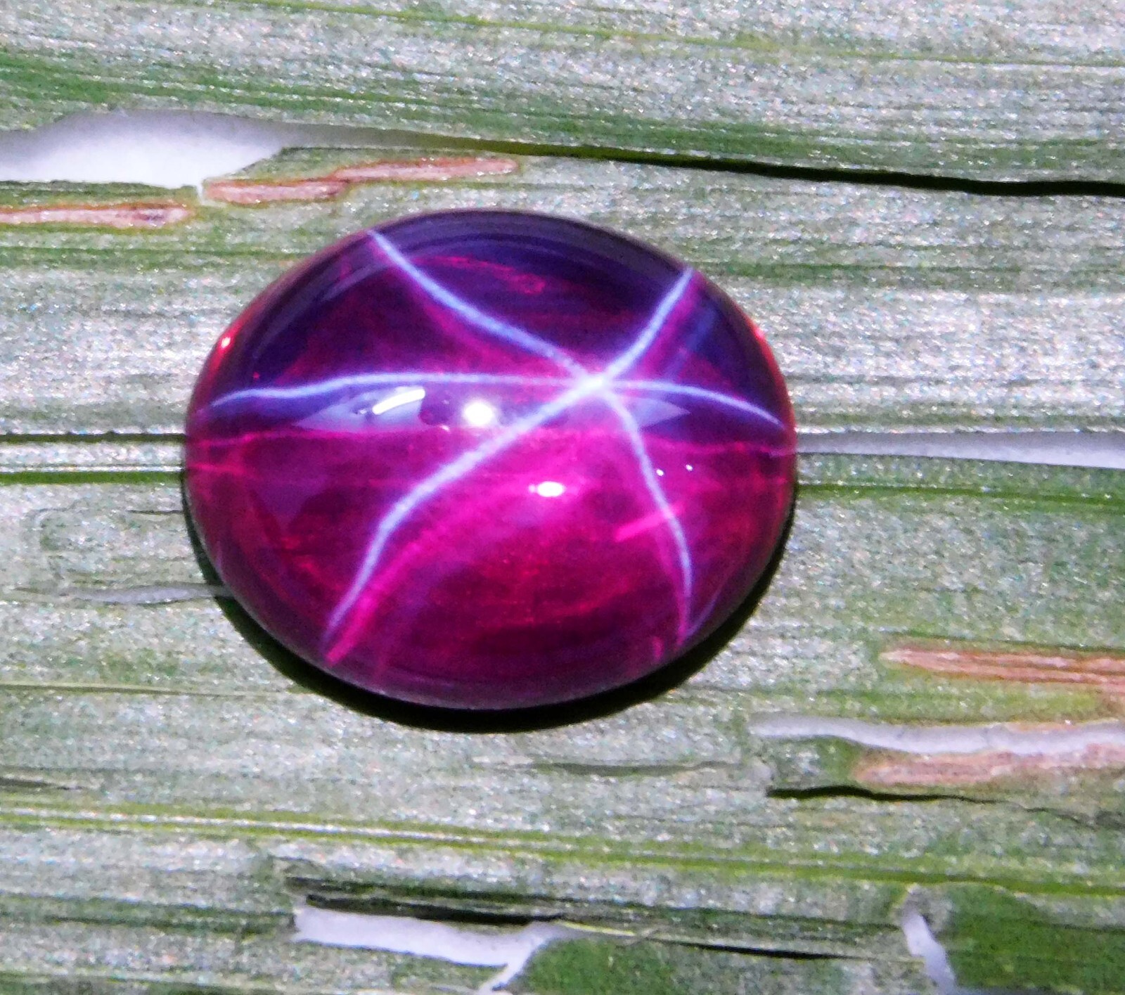 71.15 Ct Natural Red Star Ruby Cabochon Cut CERTIFIED Loose Gemstone 6 Rays