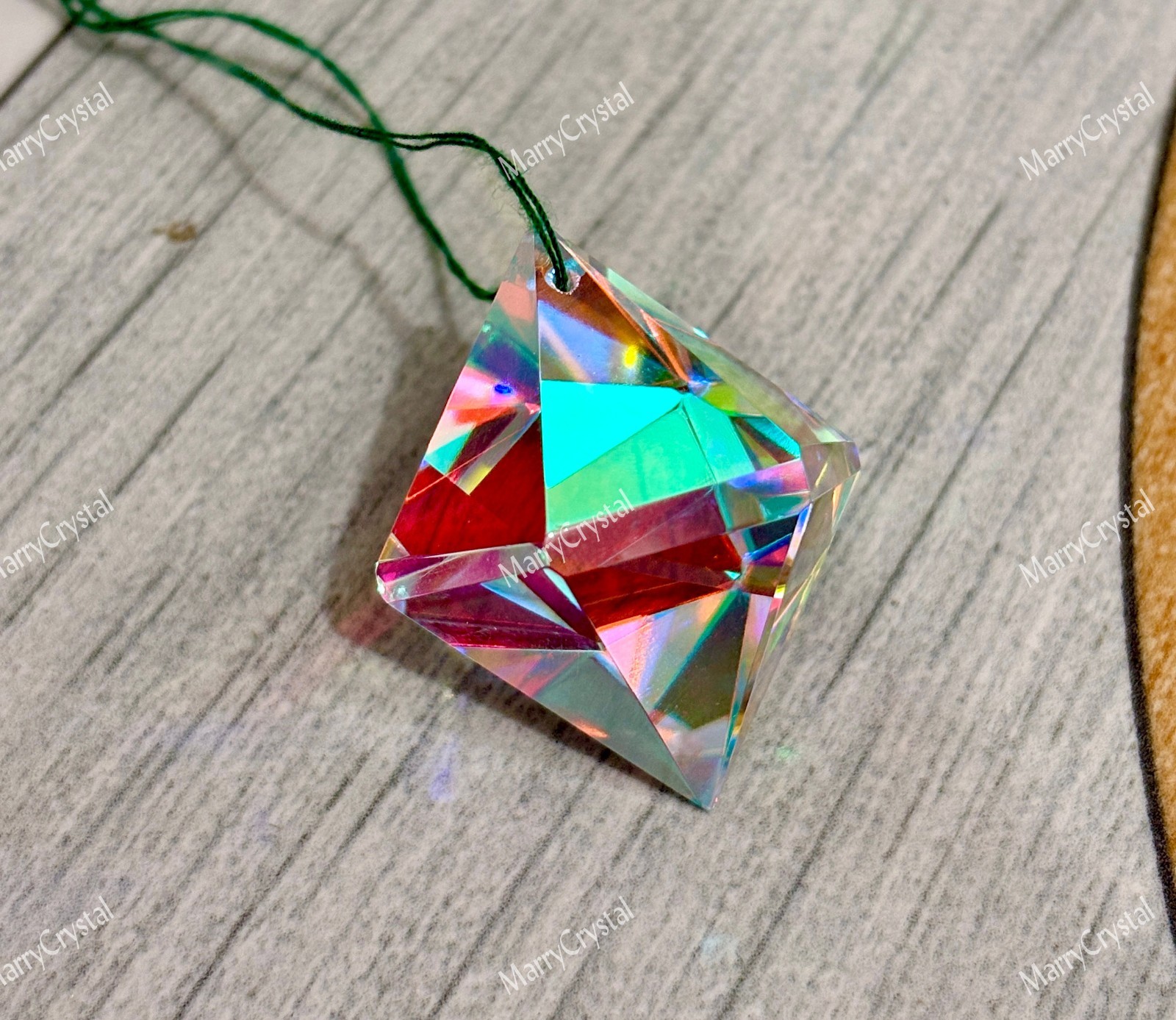 100 Ct Mystic Opal Glass , Fancy Multi-Color 1 mm drill included Loose Gemstone