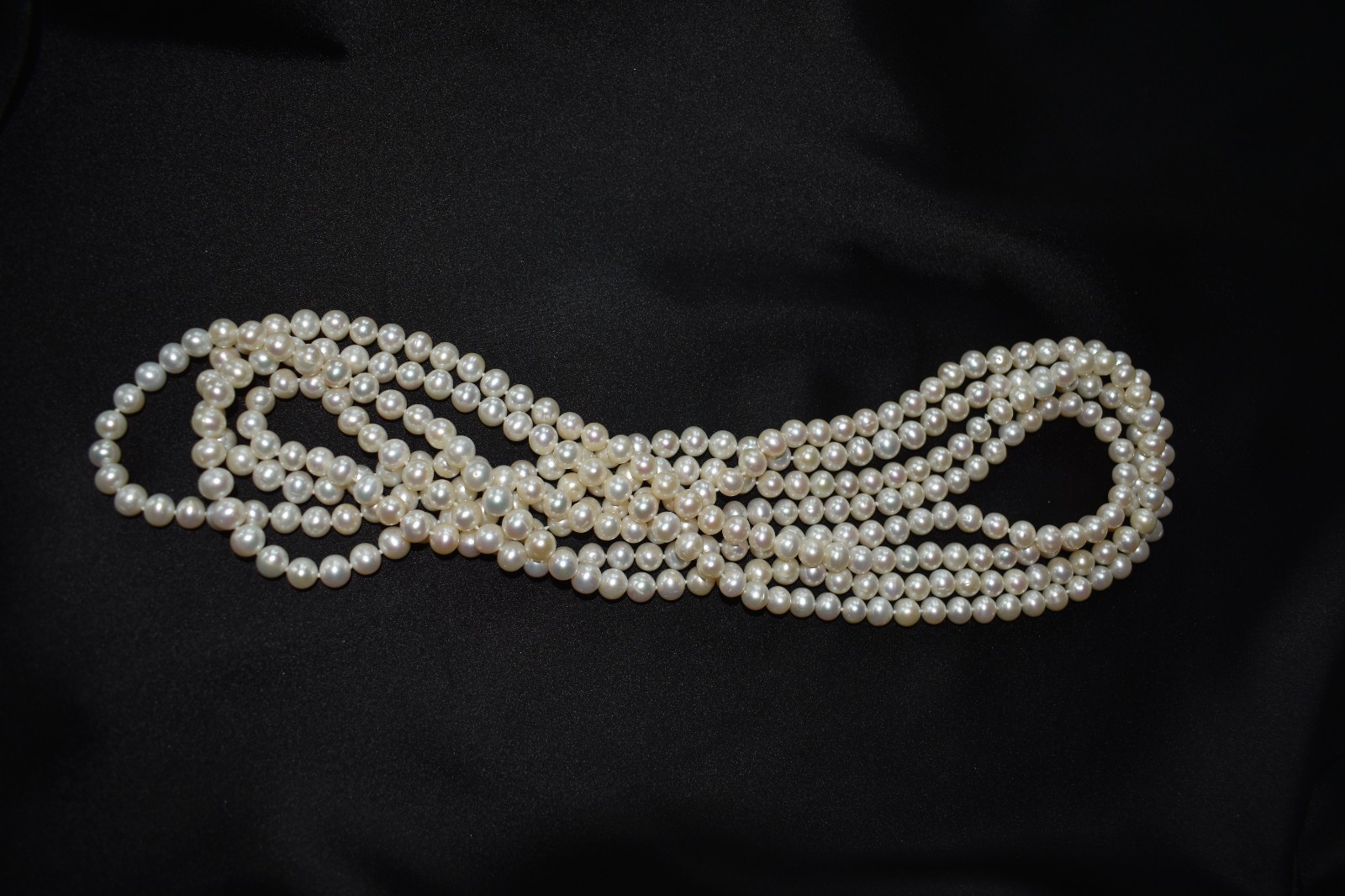 100 Inch Opera Length Endless Genuine Freshwater Pearl Necklace