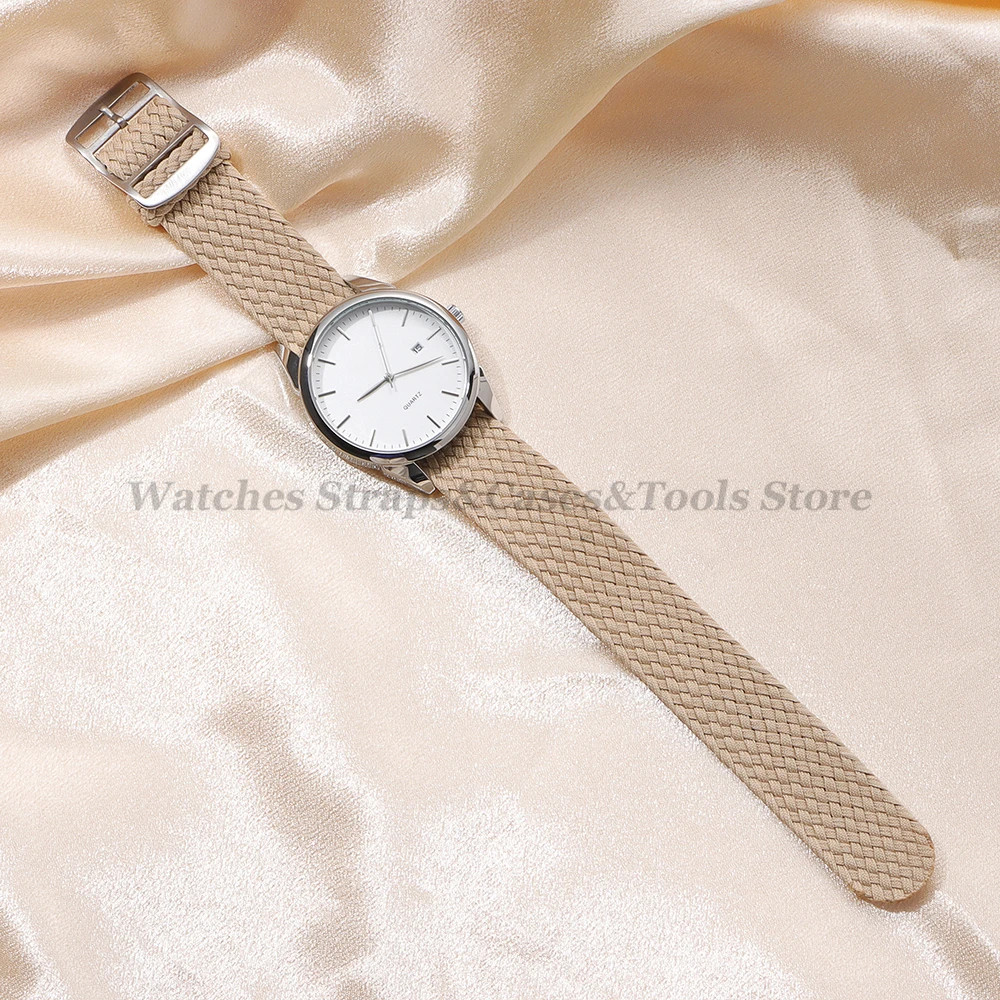 14Mm 16Mm 18Mm 20Mm 22Mm Nylon Woven Canvas Watch Band for Perlon for Omega Stra