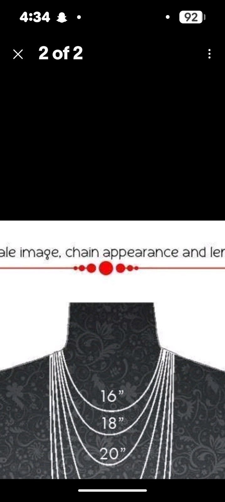 Silver Metal Ball/Bead Chain Necklace with Spring Ring Clasp