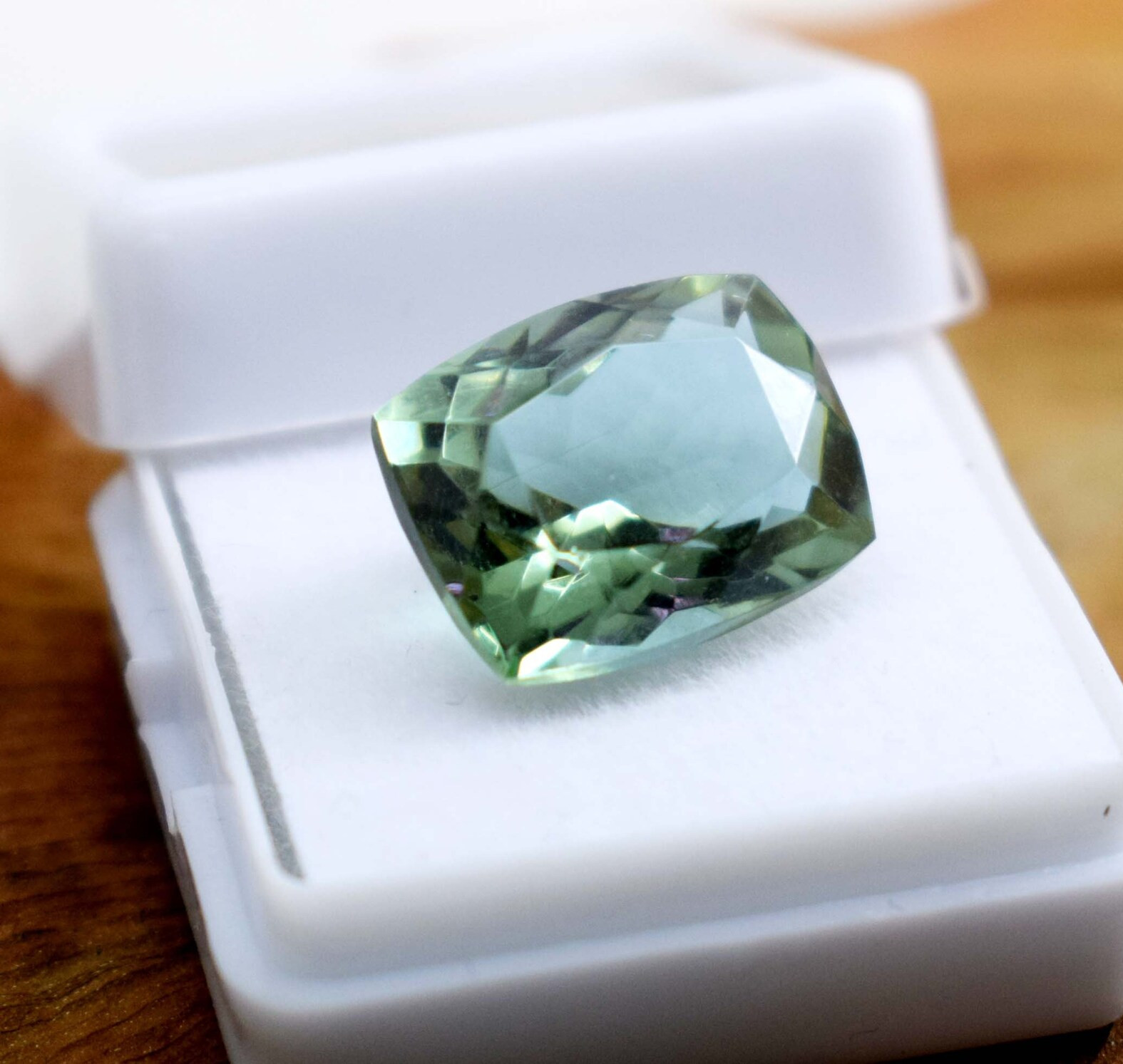 17.25 Ct Certified Natural Color Changing Alexandrite Cushion Cut Loose Gemstone