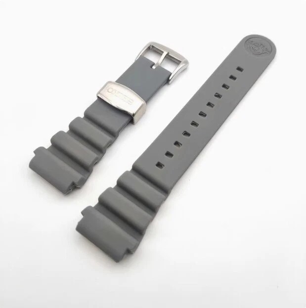 20mm-22mm for SEIKO Prospex BLACK SRP779 SRPC91 Silicon Rubber Watch Band.