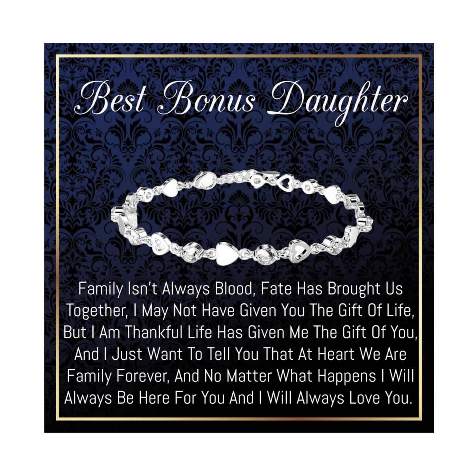 To My Bonus Daughter Gifts, From Stepdad Stepmom With Heartfelt Message for …