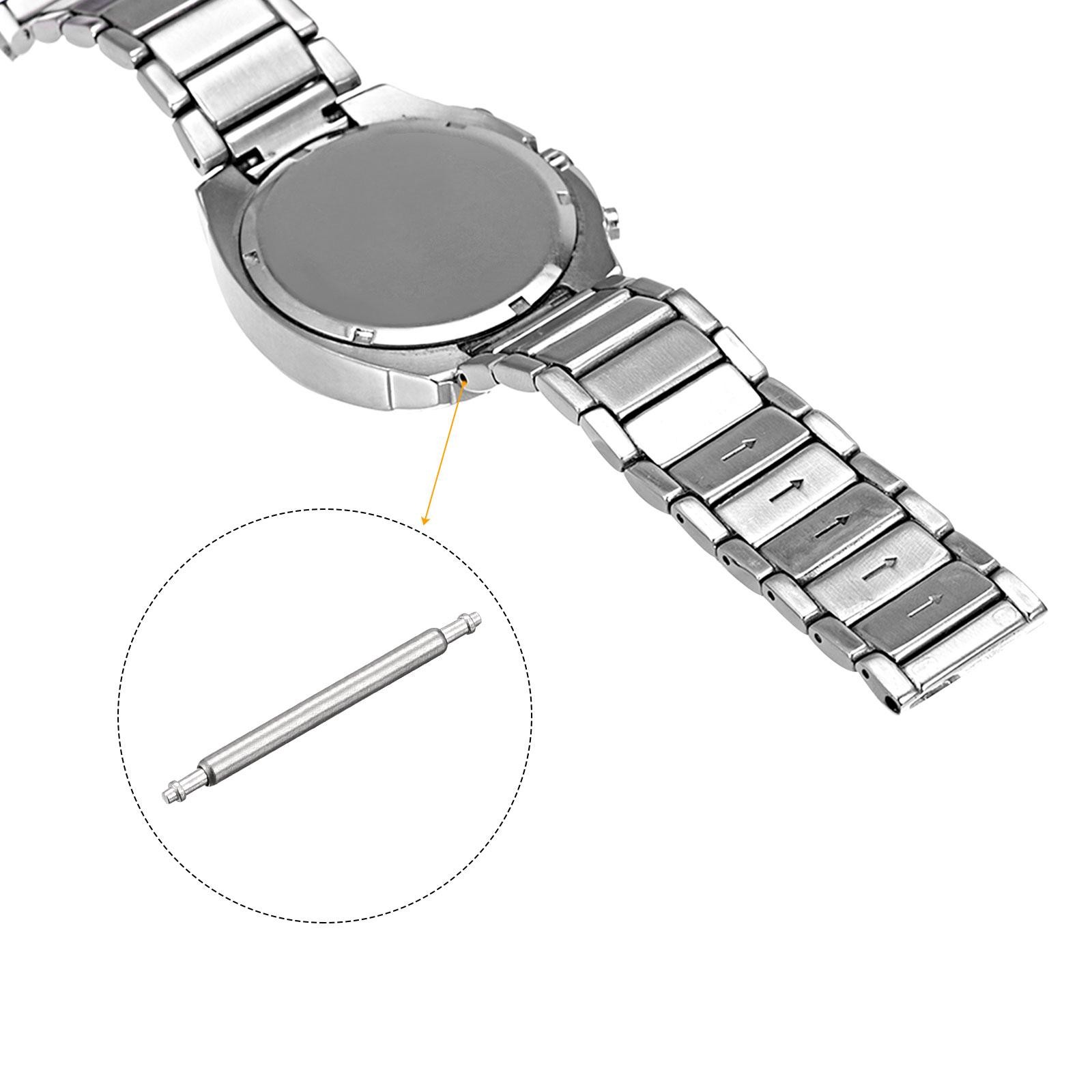 19mm Watch Band Pin 1.5mm Dia Steel Single Flanged End Spring Bar Pins 200pcs