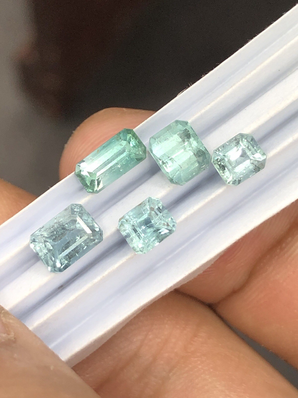 3.5 Ct Faceted Tourmaline Lot From Afghanistan