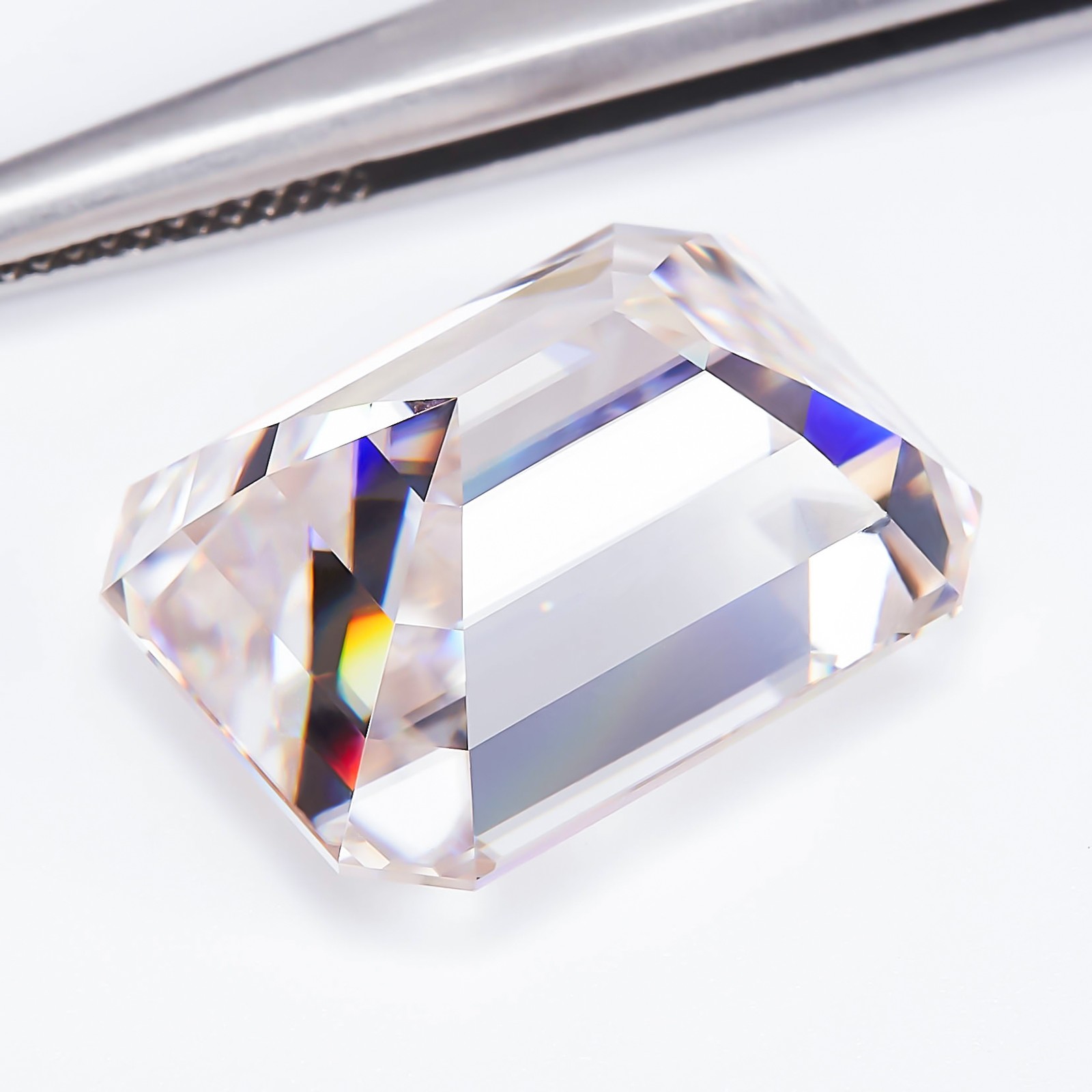 US 1-10CT Emerald Cut Loose Moissanite Stone D VVS1 Gemstones for Jewelry Making