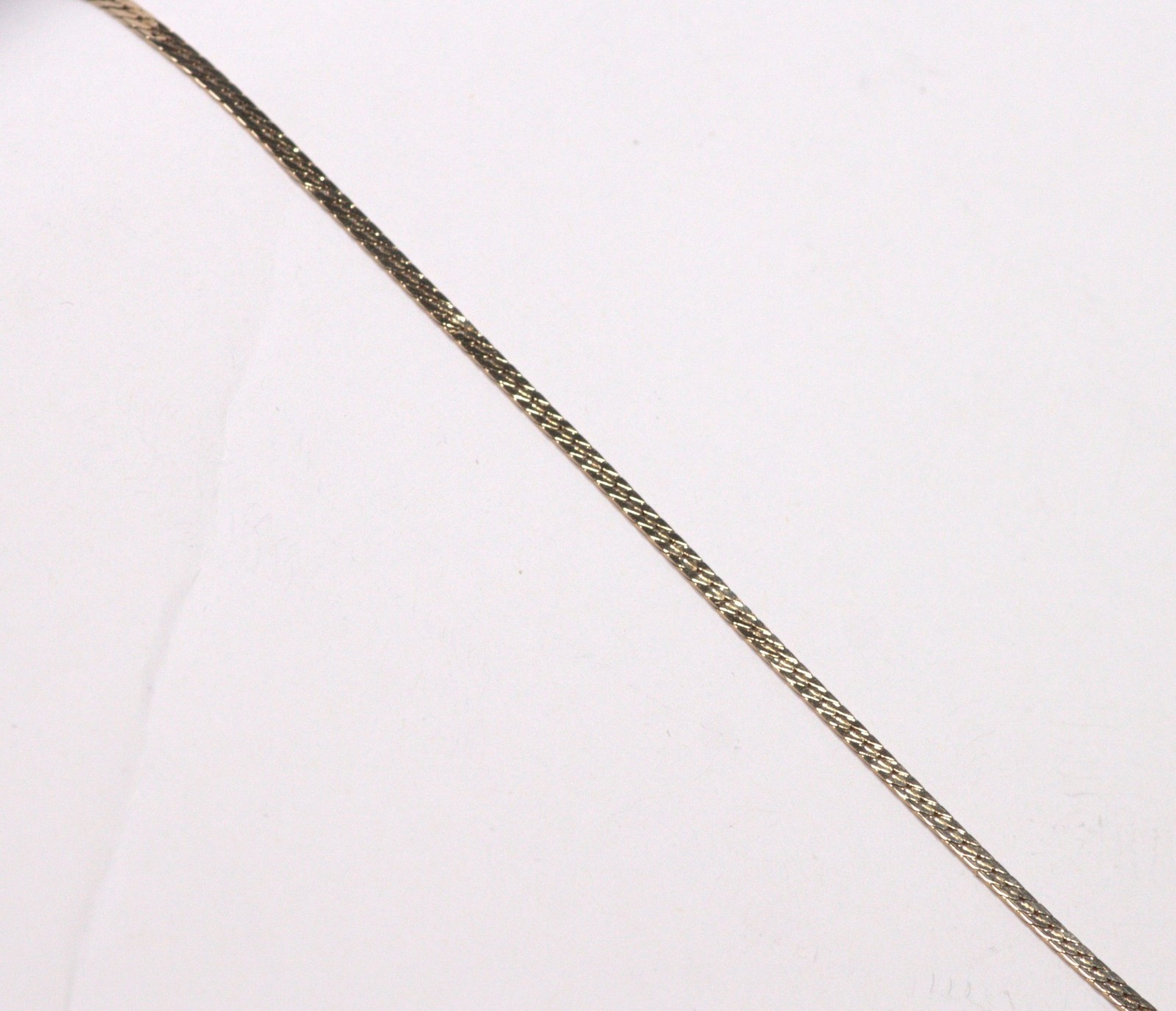Gold Chain – 9ct Gold Curb Chain Necklace Fine 16 inches 40cm