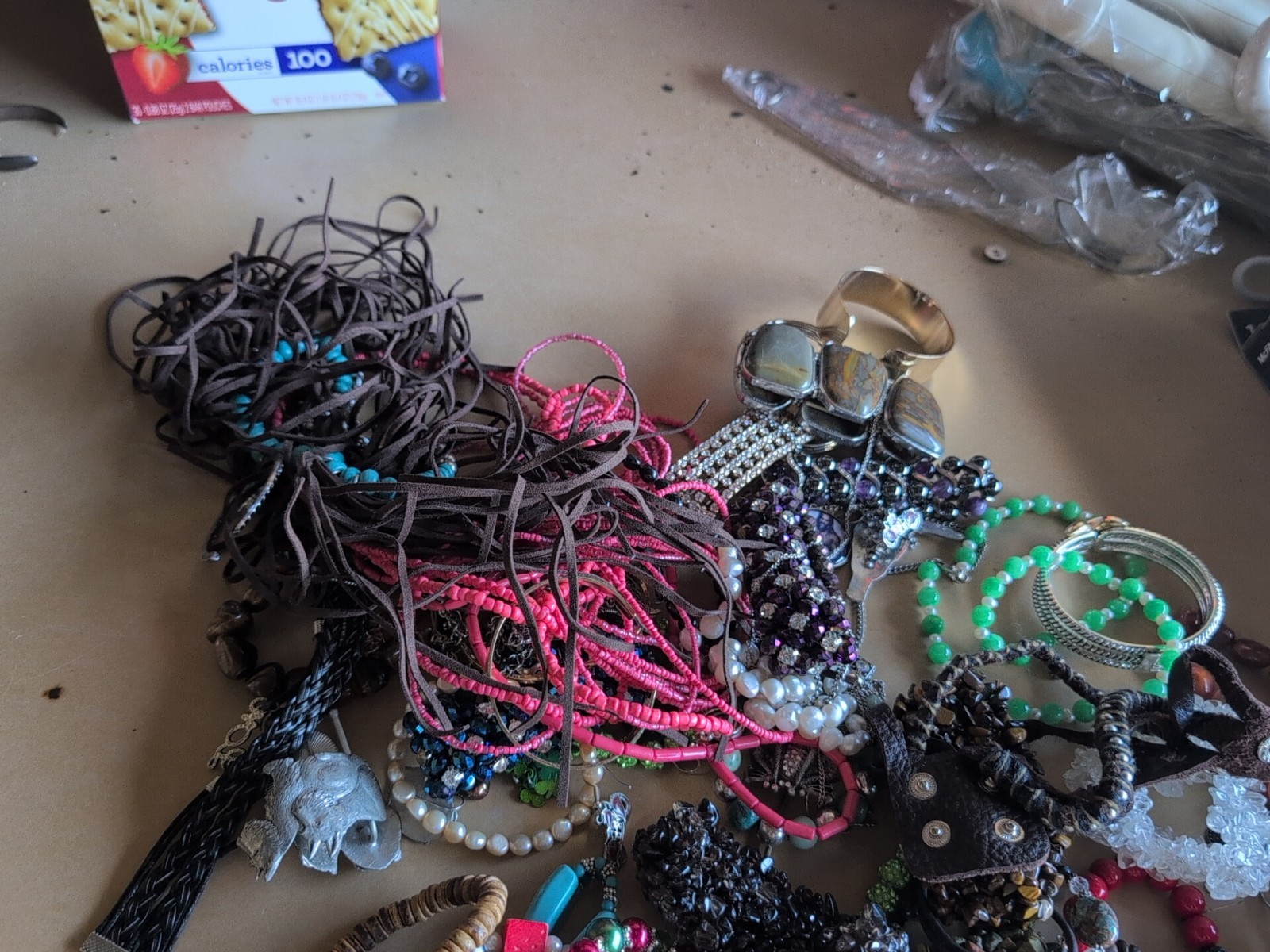 HUGE Vintage to Now ALL UNSEARCHED Jewelry Lot Wearable Craft Estate Find 4lbs