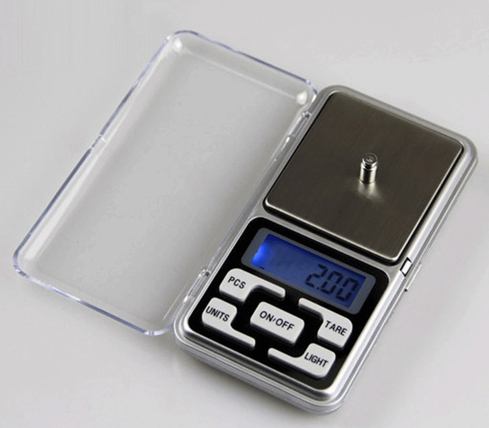 Digital 500g x 0.1g Scale Jewelry Portable Pocket Balance Gram OZ. LCD Herb Gold
