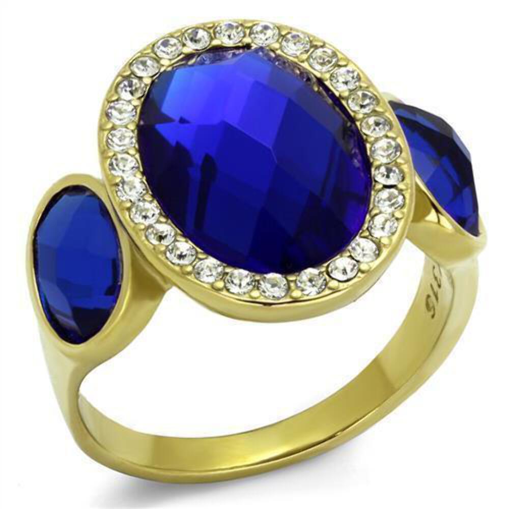 Gold Womens Ring Anillo Para Mujer 316L Stainless Steel Ring 316L Stainless Stee