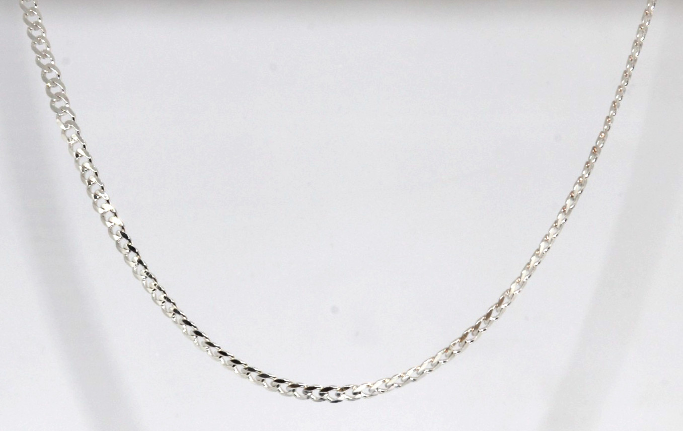 925 Sterling Silver Bandmax Jewellery Necklace 44cm Neck Chain