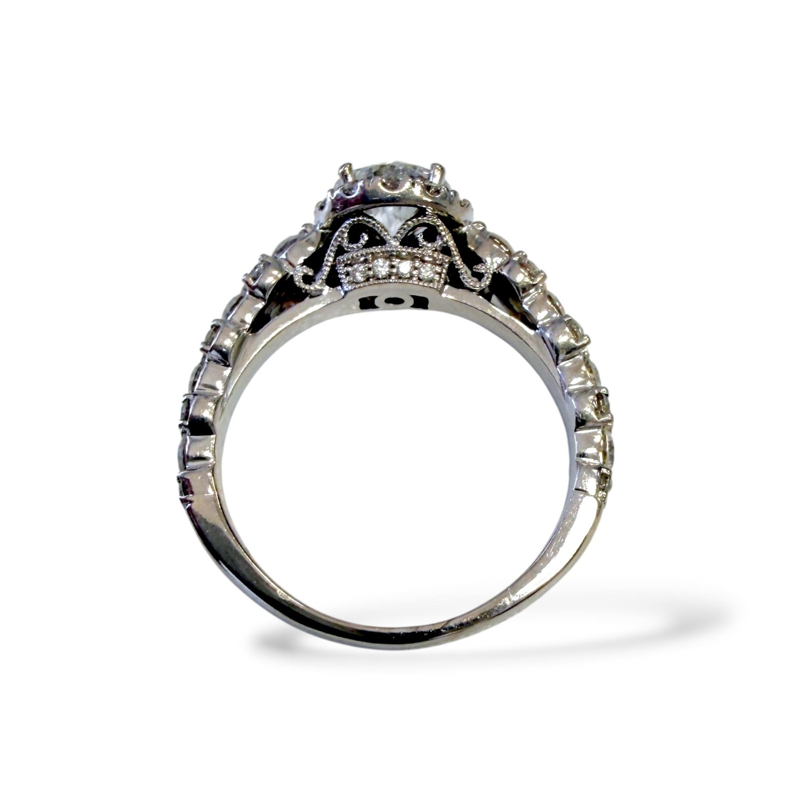 2.61 cttw. White Diamond Neil Lane Engagement Set in 14k White Gold 6.80g.