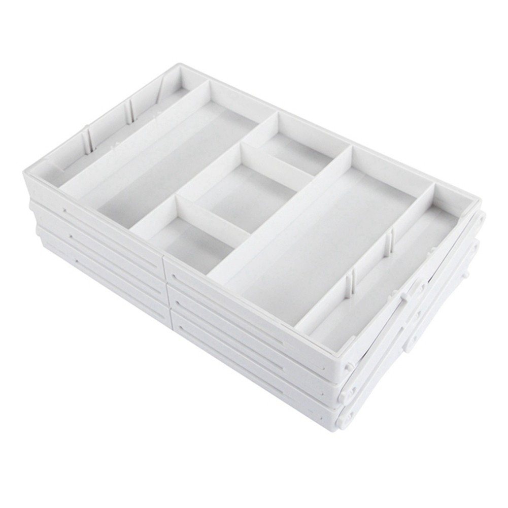 Jewelry Display Holder White Foldable Kitchen Storage Box for Jewelry and 2756