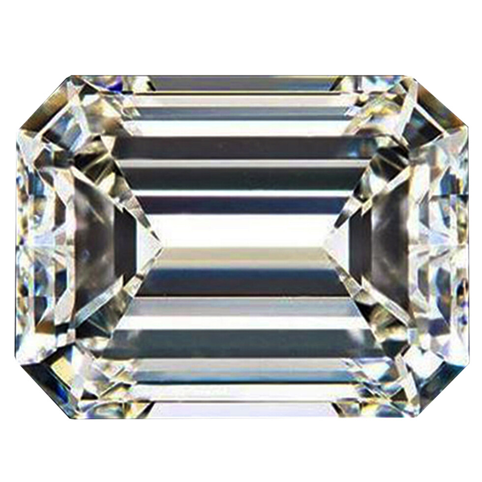 CUBIC ZIRCONIA EMERALD-STEP SHAPE SUPER TOP QUALITY LOOSE CZ CLEAR U.S SHIPPER 1