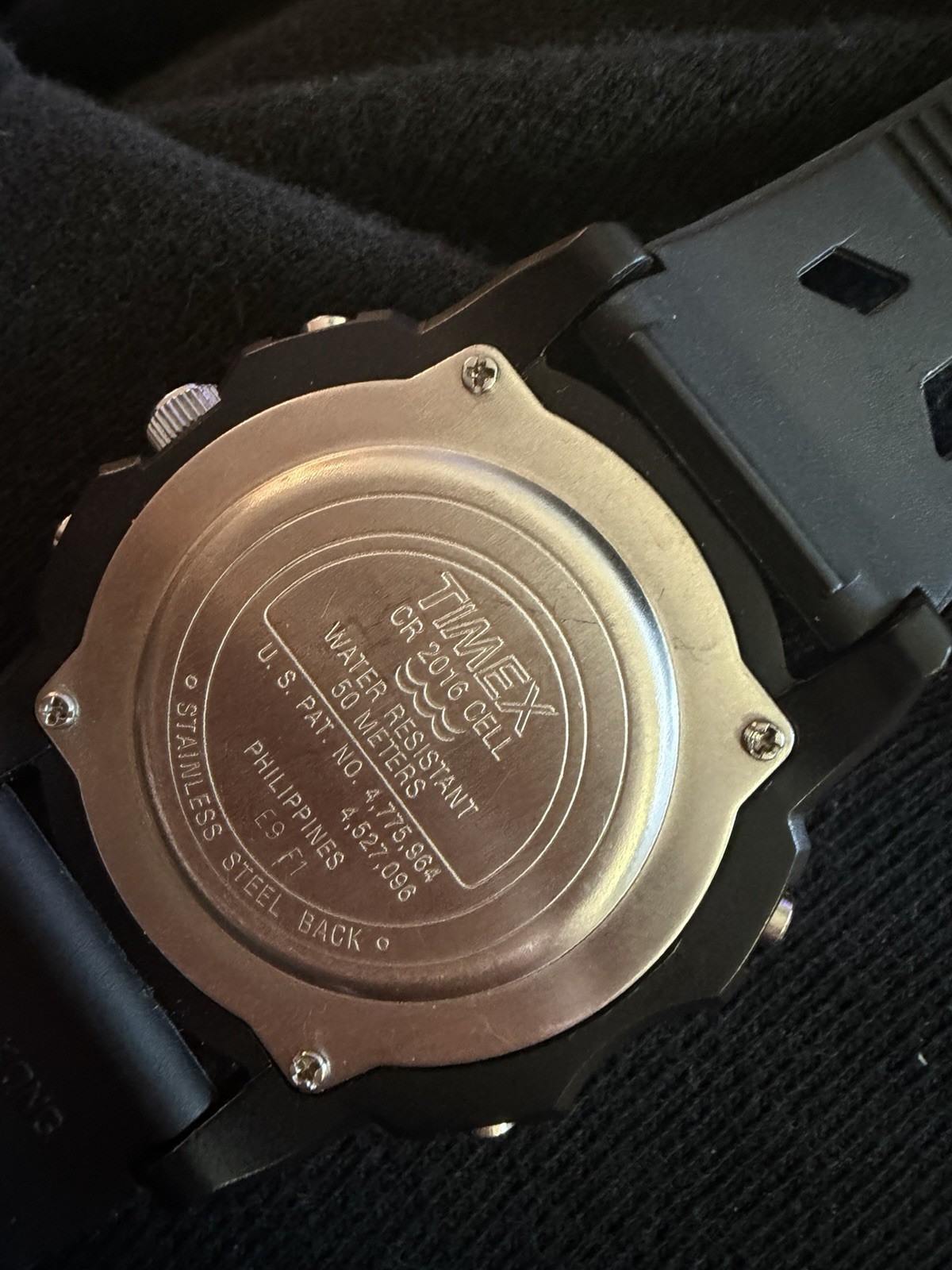 Timex B29 Digital Chronograph Watch Vintage Digital-Analog w/ Original Compass