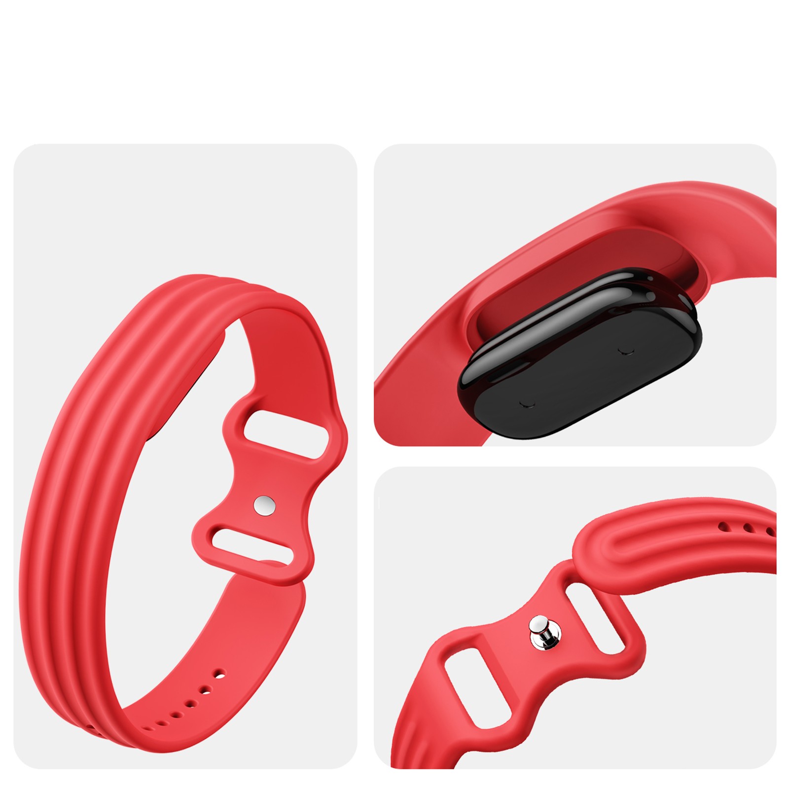 For Google Fitbit Air 2026 Adjustable Soft Silicone Band Sports Strap Wristband