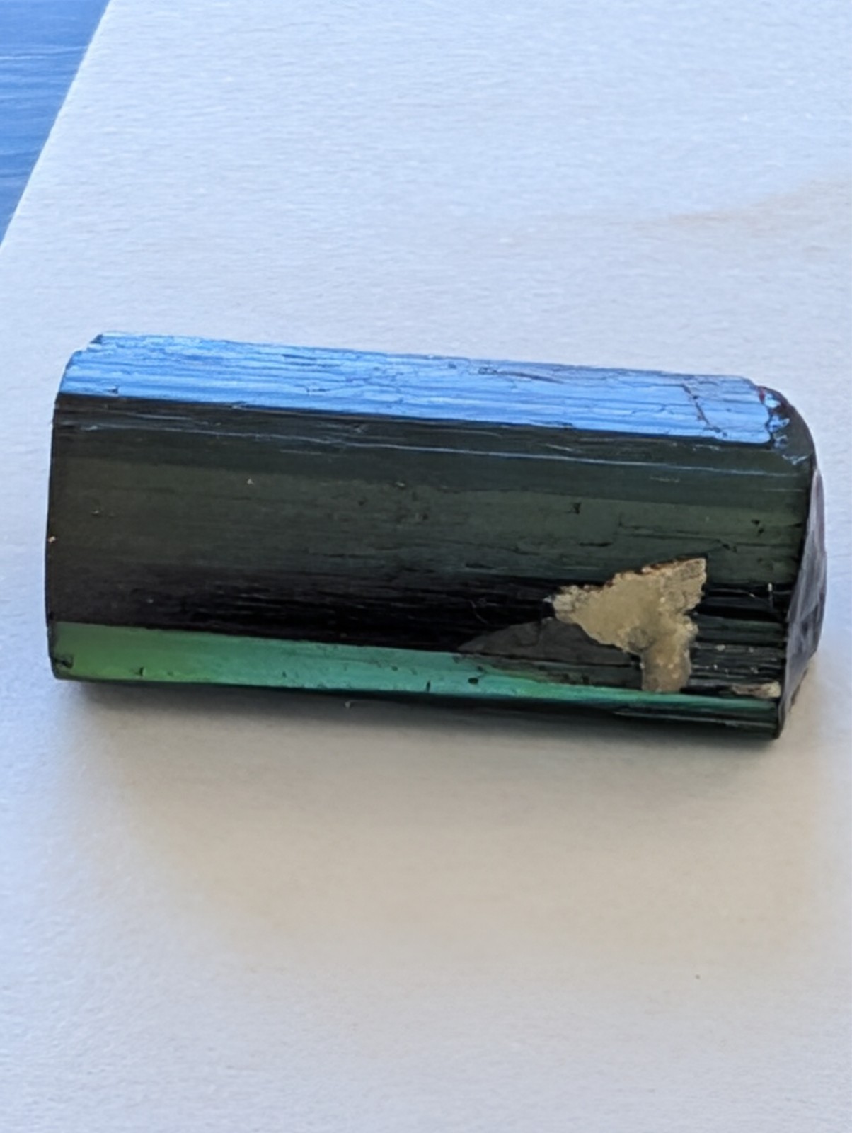 USA seller IF 13.43 ct, Nigeria tourmaline facet rough gemstone specimen