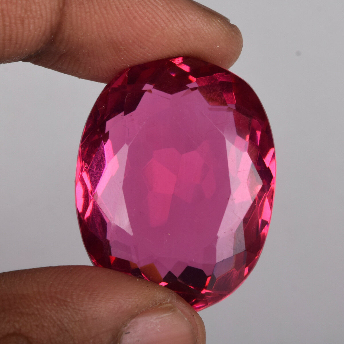 Large Pink Tourmaline 79.70 Ct Oval Faceted Cut Loose Gemstone Gift for Birthday