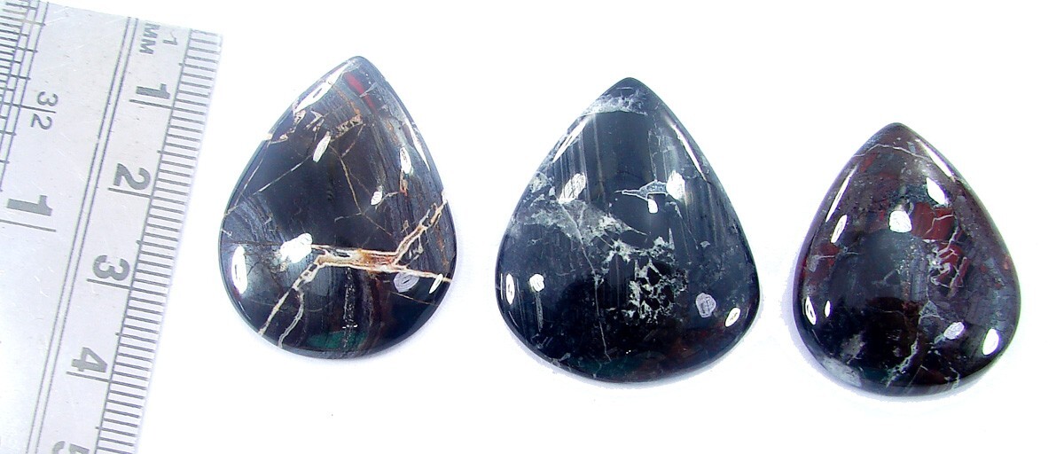 101.80 Ct Natural Rainbow Jasper Loose Gemstone Lot of 3 Pcs Cabochon Stone-1480