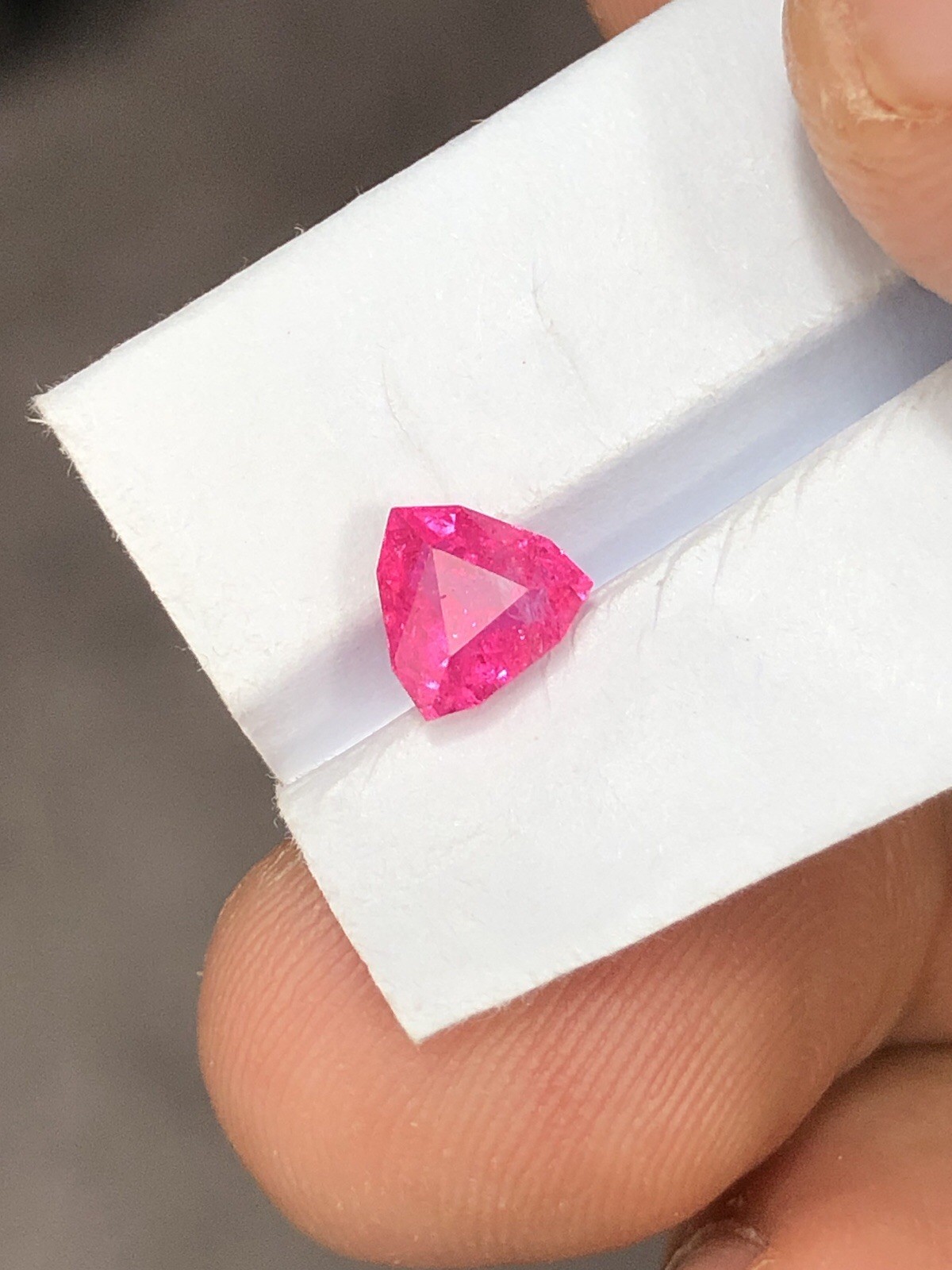 Natural Rubellite Tourmaline | Vivid Hot Pink Faceted Gem Afghanistan