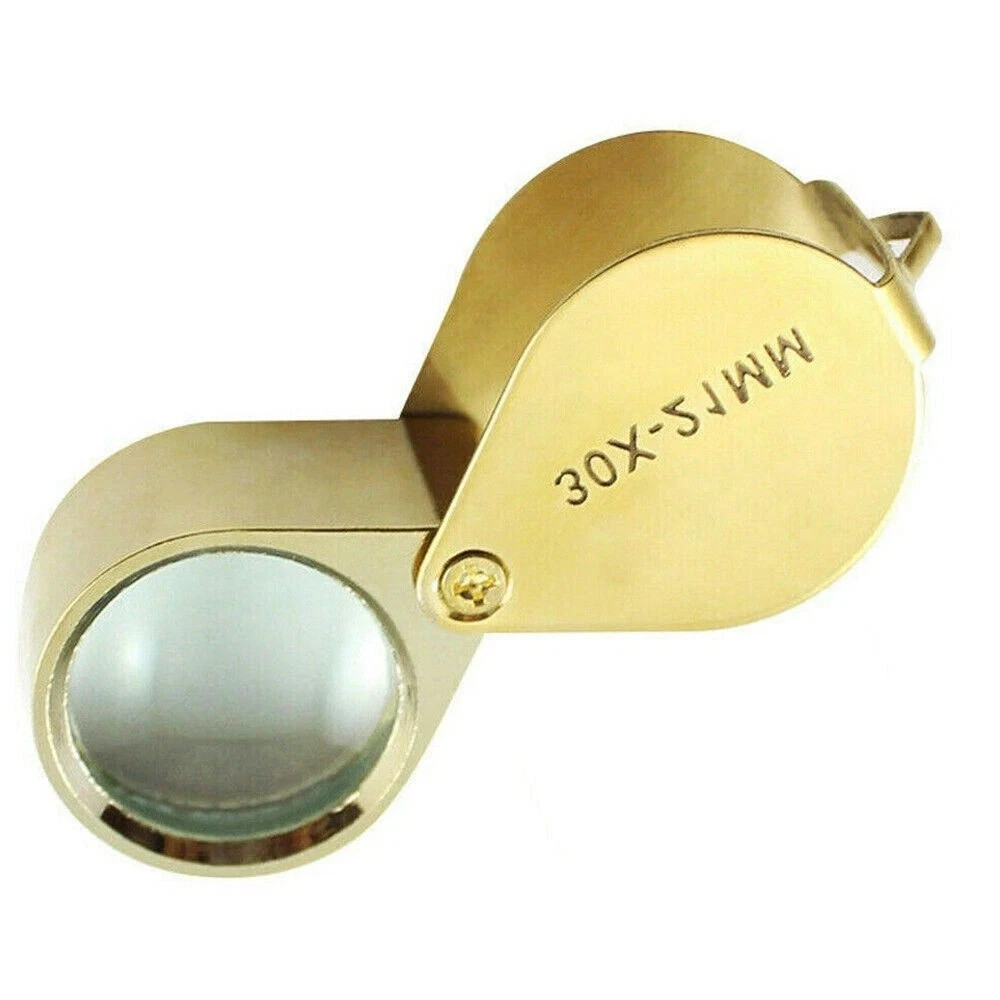 NEW 30X Jewelers Loupe Magnifier Jewelry Coin Loop Magnifying Glass Eye Pocket