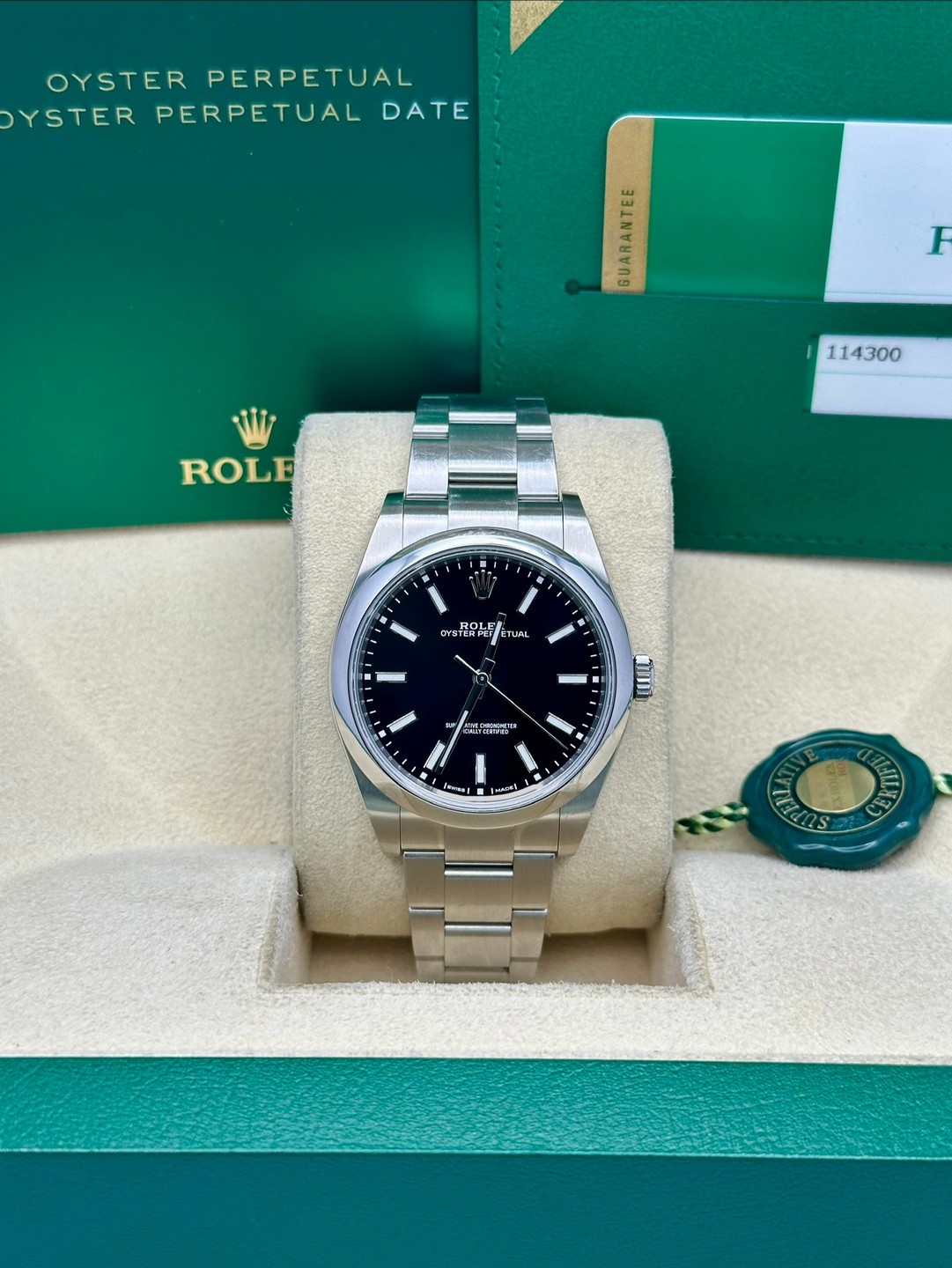 Rolex 114300 Black Dial 2019