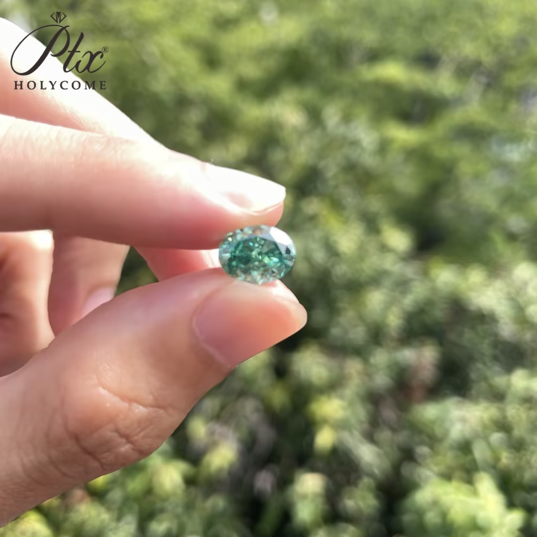 GRA Oval Cut 0.1-10ct D Color VVS1 Loose Moissanite Sparkling for Jewelry Making