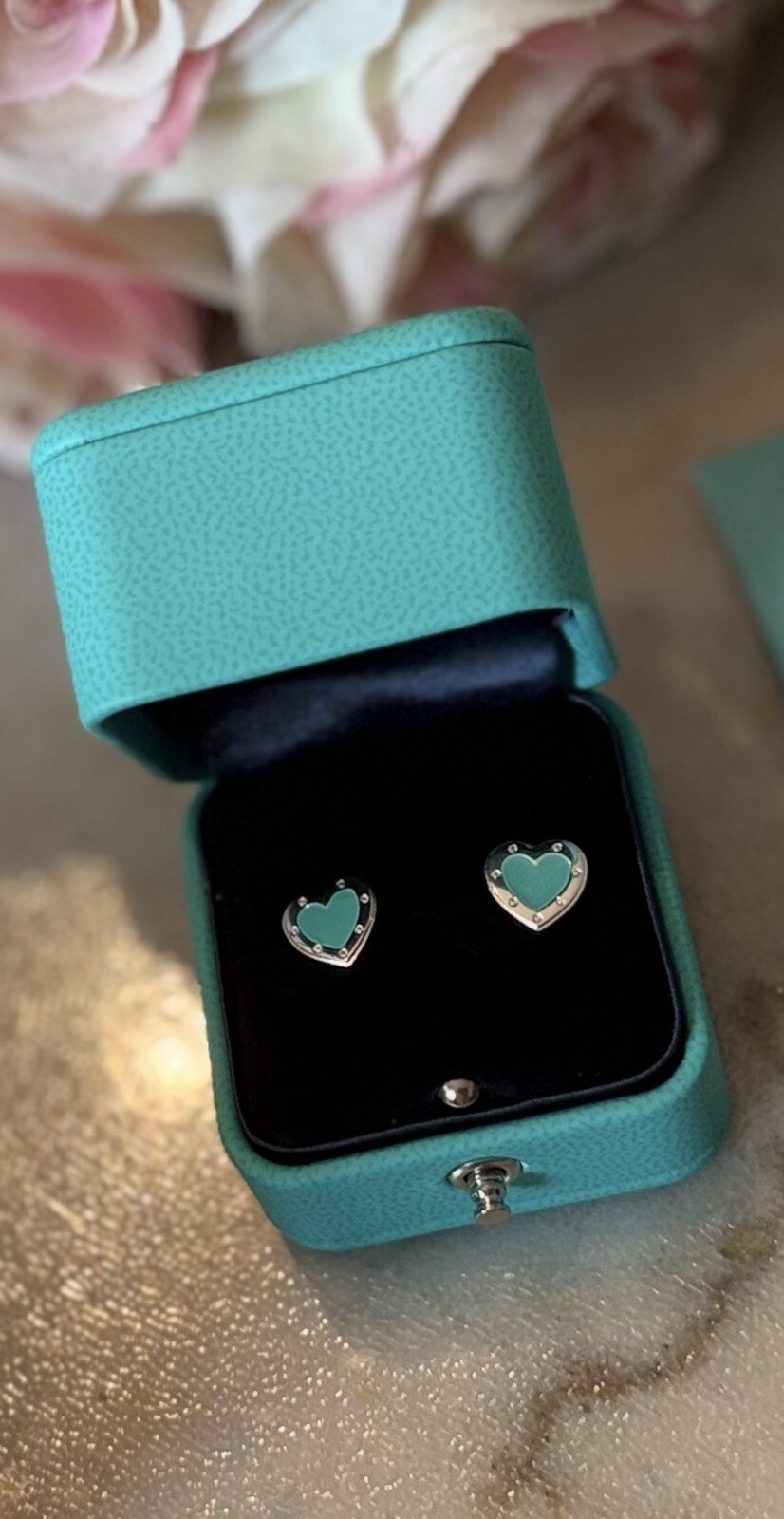 Love Tiffany Blue® Heart Earrings