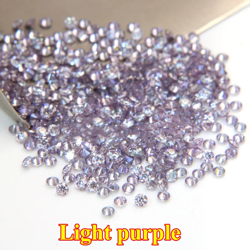 Factory Directly Round Cut 0.5-3ct Multicolor Loose Moissanites for DIY Jewelry