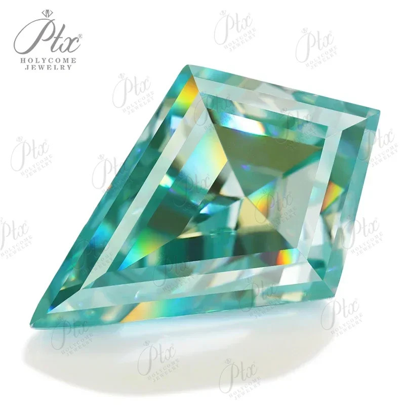 Natural Color Kite Cut Loose Moissanite Stone VVS1 1-9ct Gemstones for Jewelry