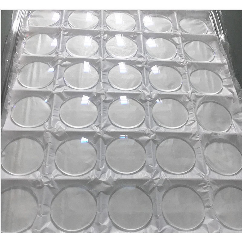 0.8mm 1.0mm 1.2mm 1.5mm Thick Flat Sapphire Round Watch Glass Crystal 15mm-45mm