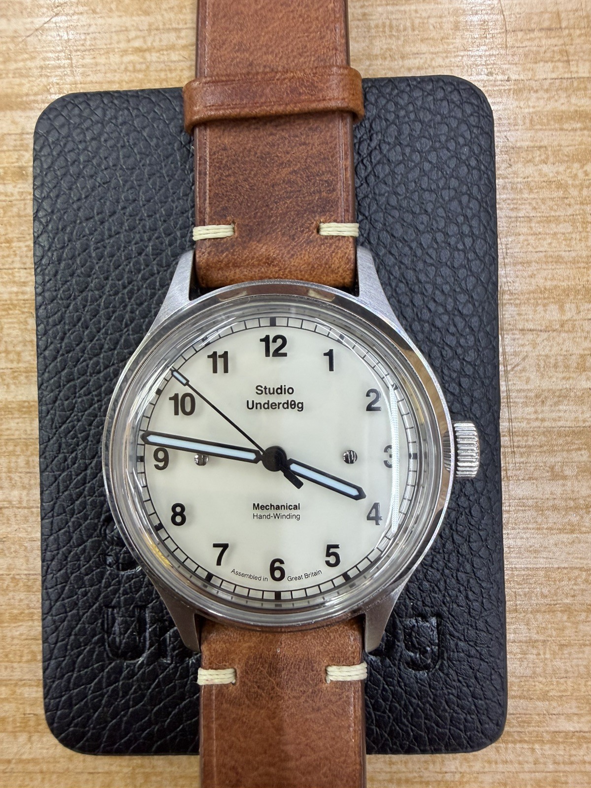 Studio Underd0g 02 Series Field Manual Mechanical Watch Lume Dial 100m