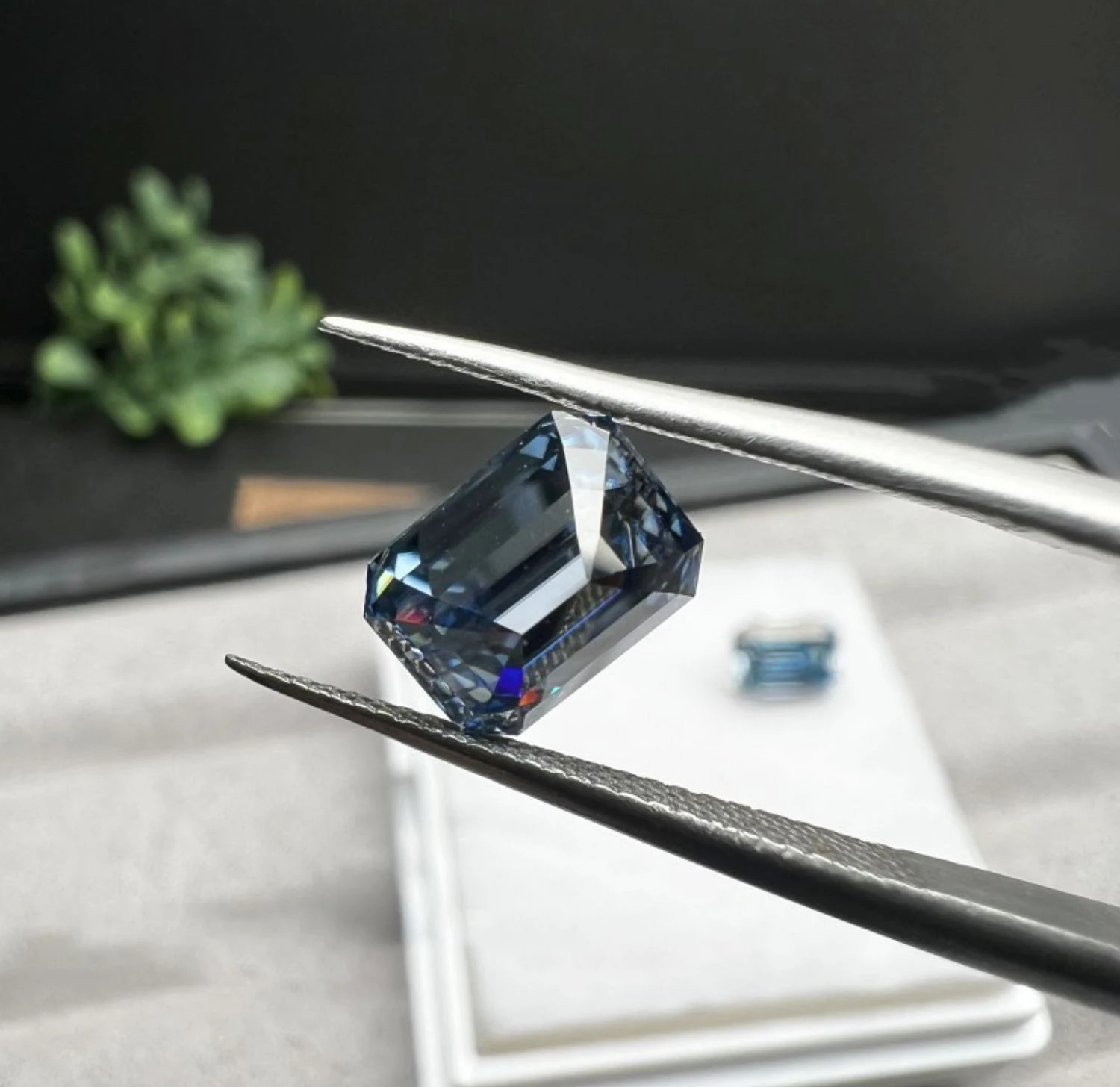0.5-10CT Multi-color Emerald Cut Moissanite Loose Stone Gemstone for DIY Jewelry