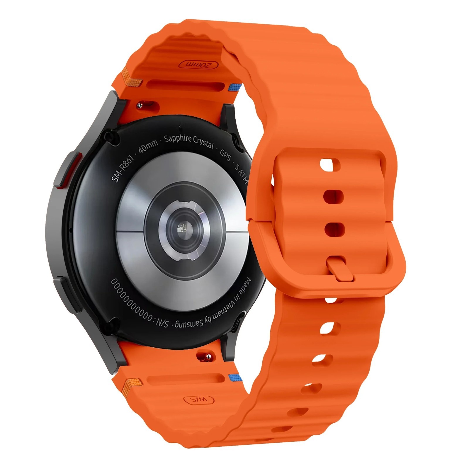 Strap For Samsung Galaxy Watch 7/6/5/4/FE 40/44/47mm Silicone Sport Watch Band,