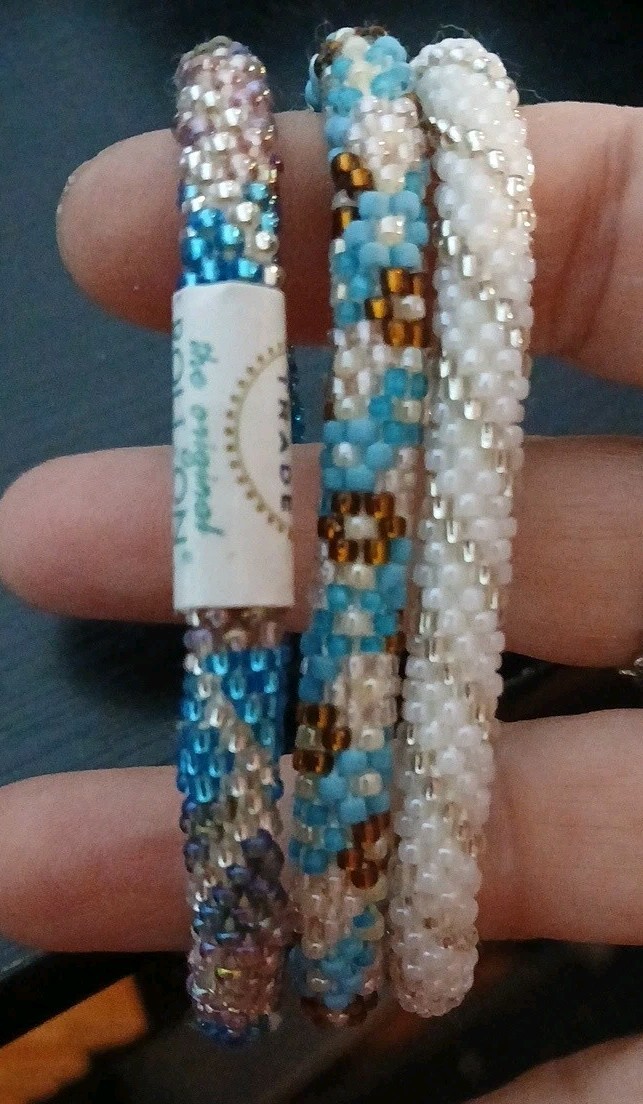 Set Of 3 Roll On Bracelets Nepal Aid Through Trade (lot #1)