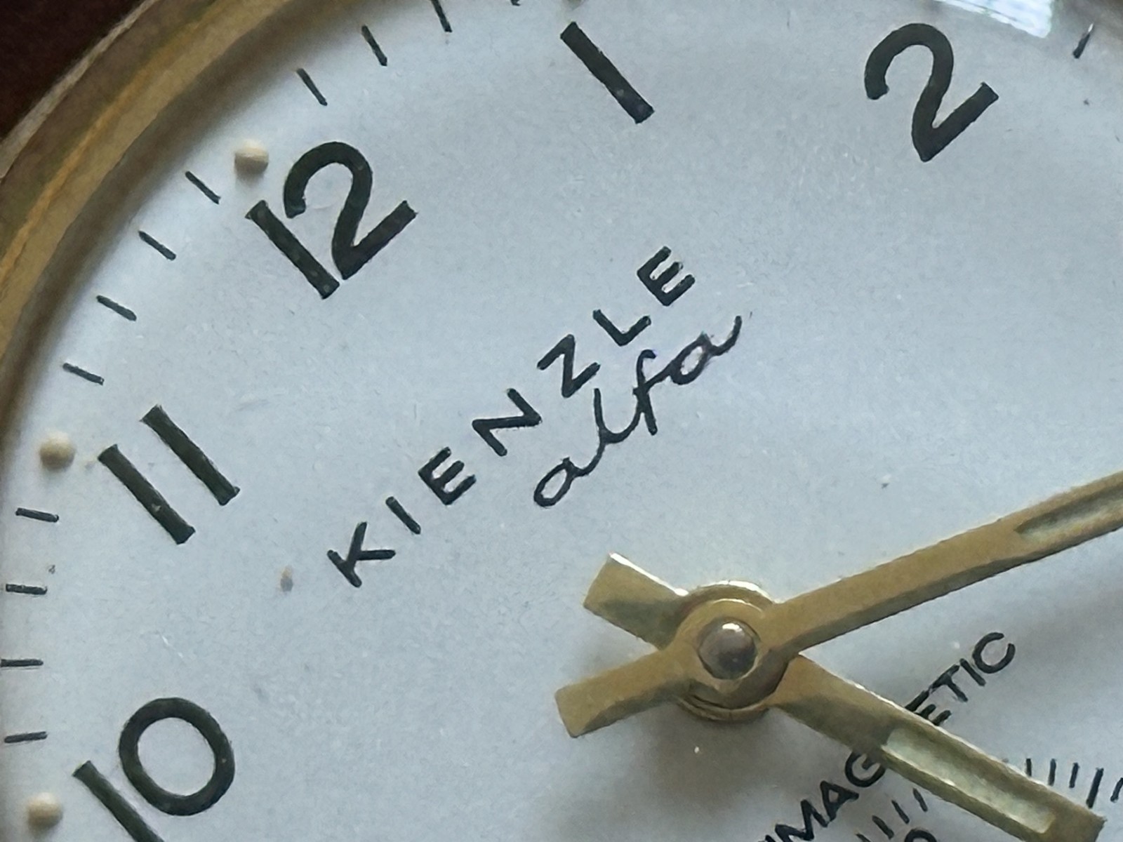 Kienzle Alfa Mécanique à remontage manuel Laiton plaqué or 31 mm