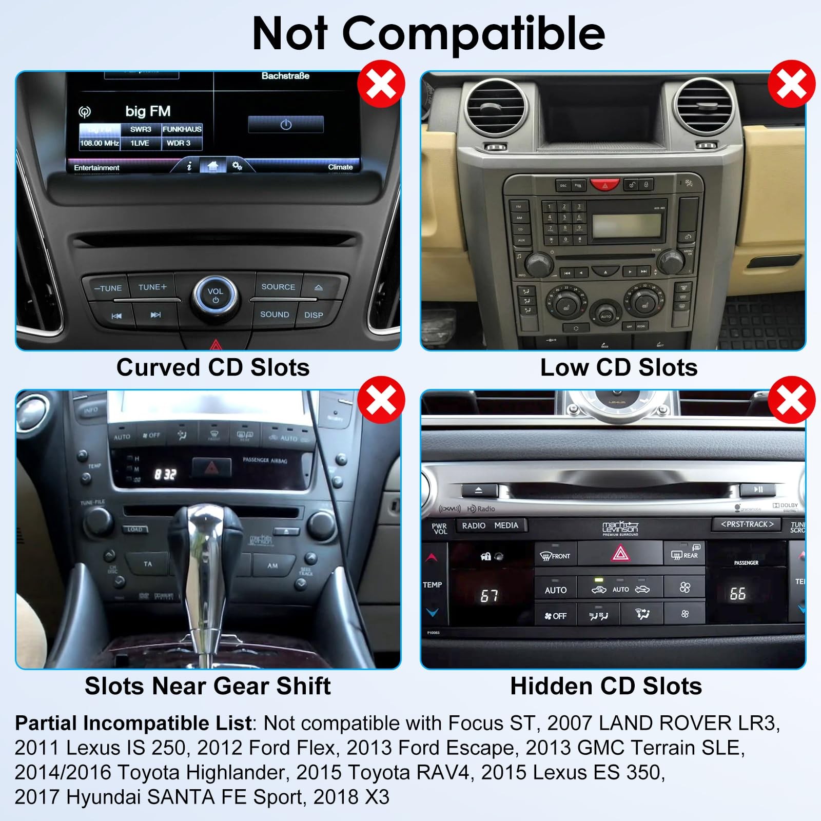 EEEKit Magnetic CD Slot Phone Mount, 20 Magnets, Pop Grip Compatible