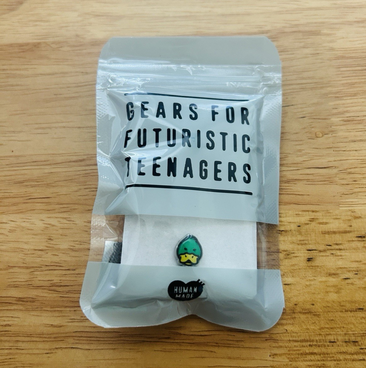HUMAN MADE Limited in Japan Enamel Pierce Earrings Cartoon Duck Green Yellow