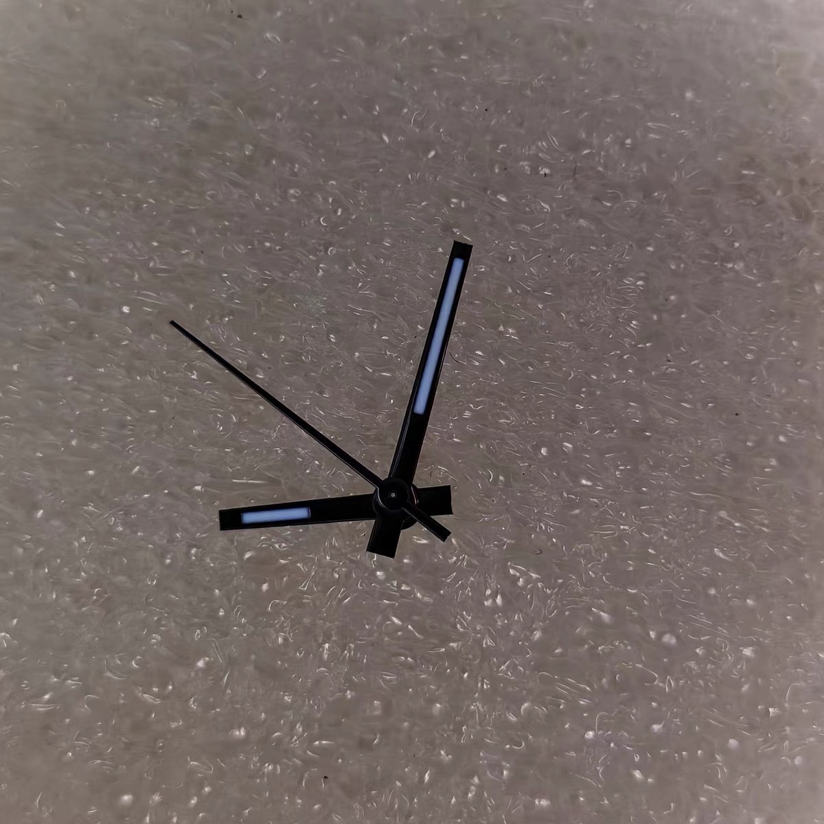 1 Set Luminous Black Ice Blue Watch Hand 8x12x12.5mm For NH35 NH36