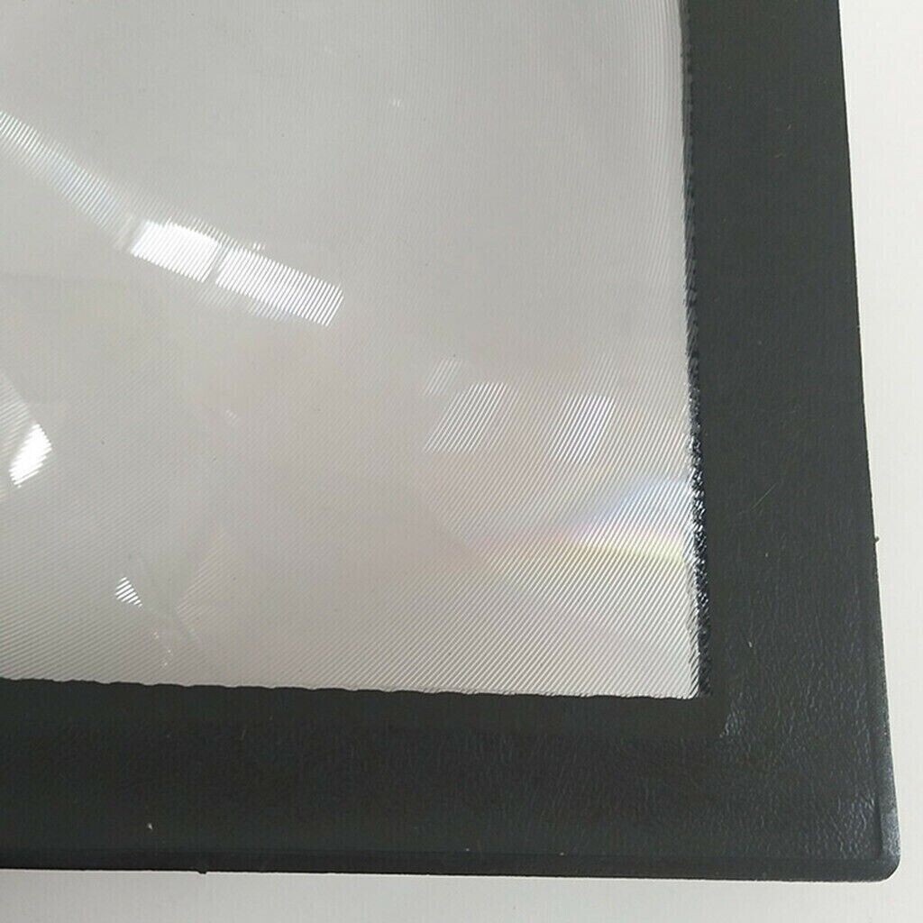 Full Page Magnifier Sheet 4x Big Large Magnifying Glass Reading Book Aid Lens ^^